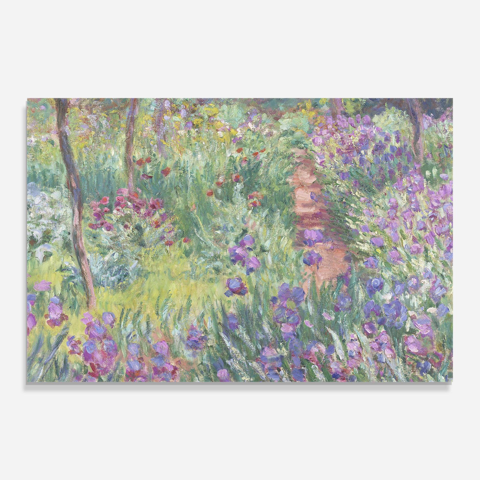Glasbild Garden In Giverny mockup 0