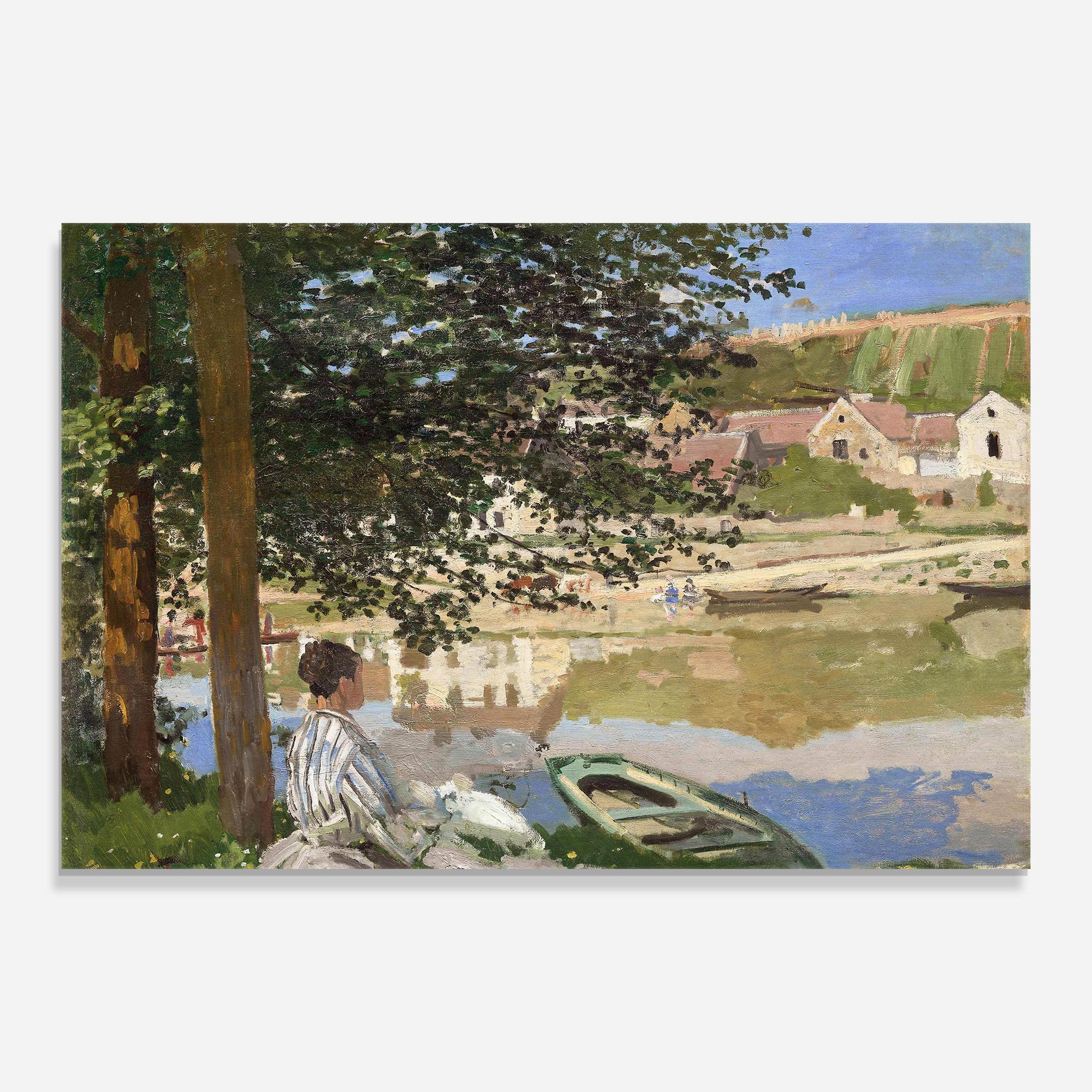 Glasbild On The Bank Of The Seine mockup 0