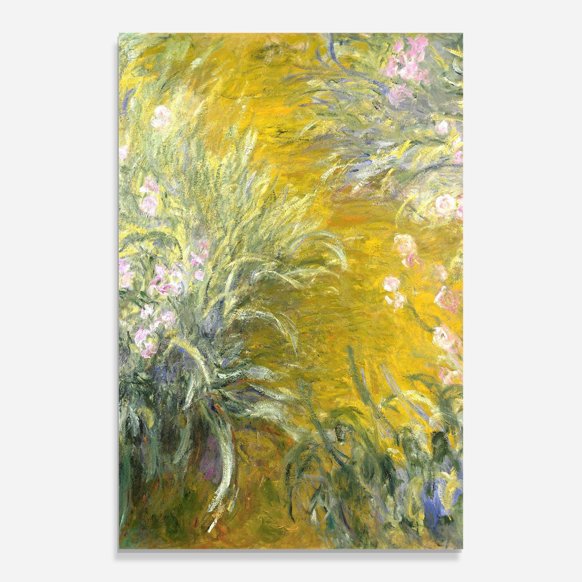 Glasbild Path Through The Irises mockup 0