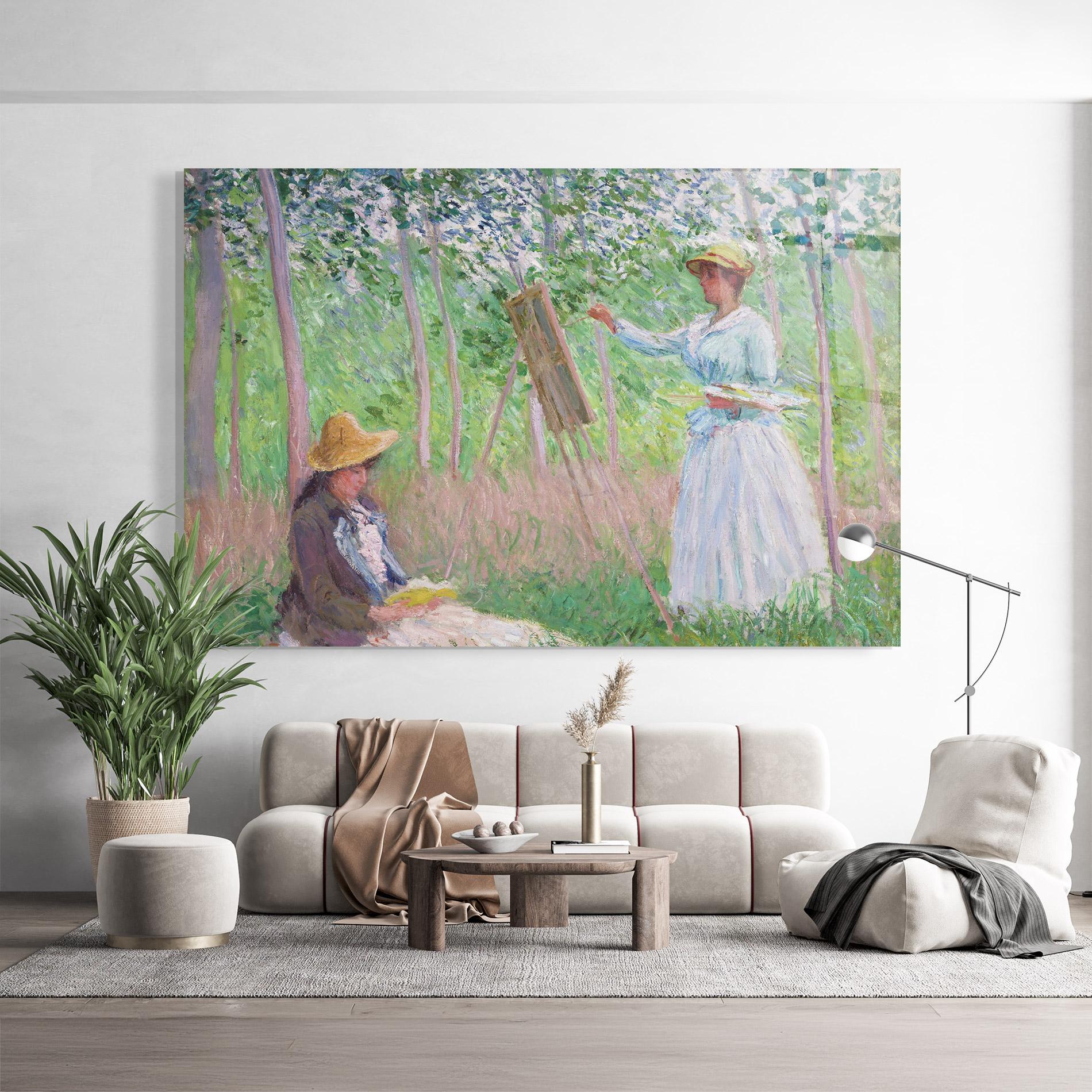 Glasbild In The Woods At Giverny mockup 9