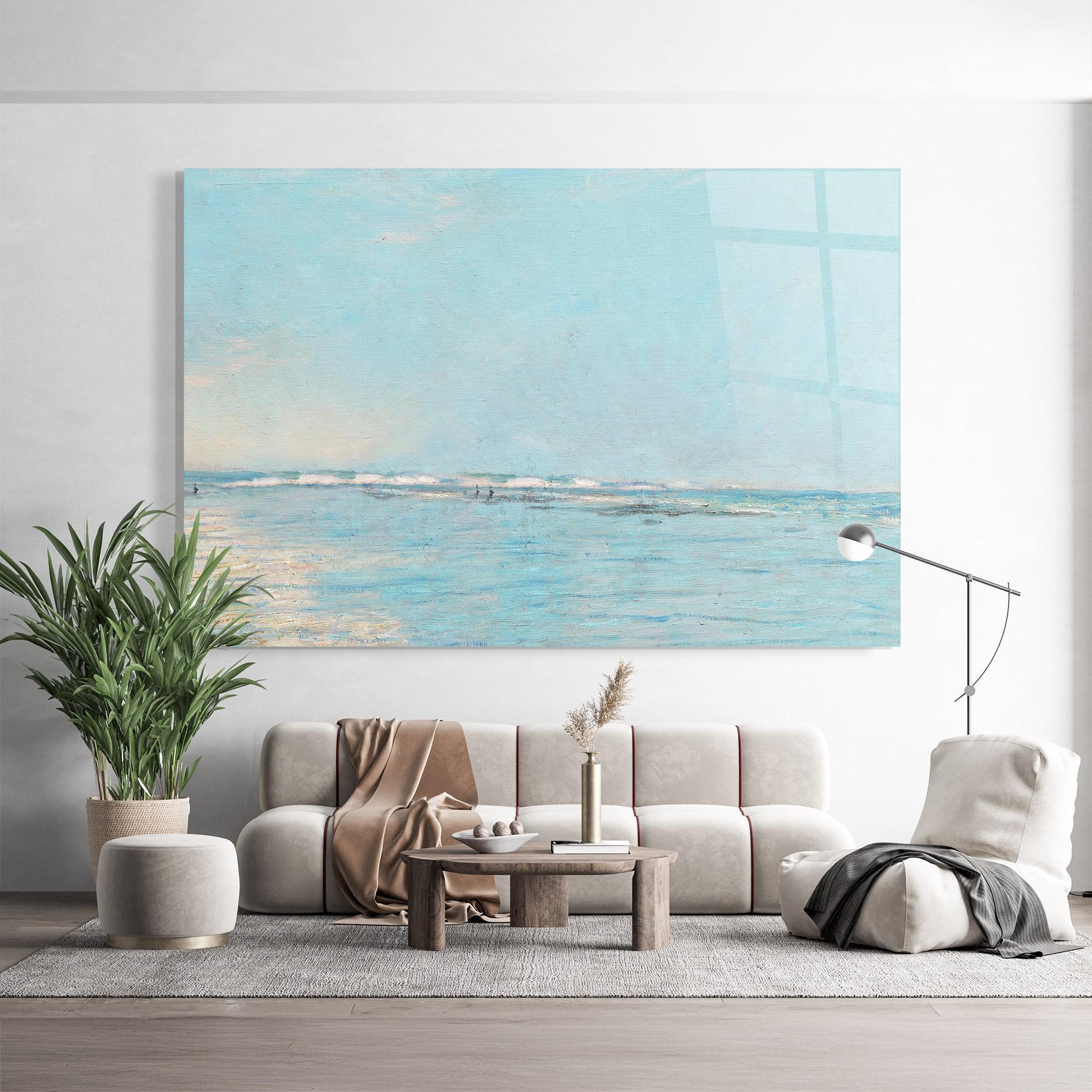 Glasbild Monet's Beach mockup 9