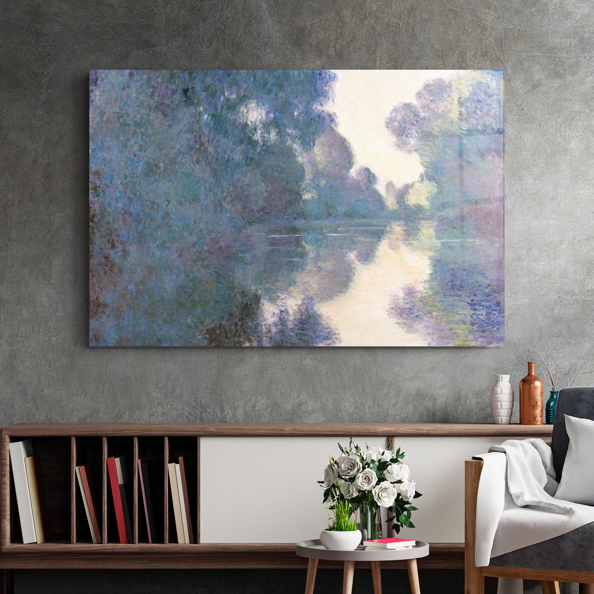 Glasbild Near Giverny mockup 2