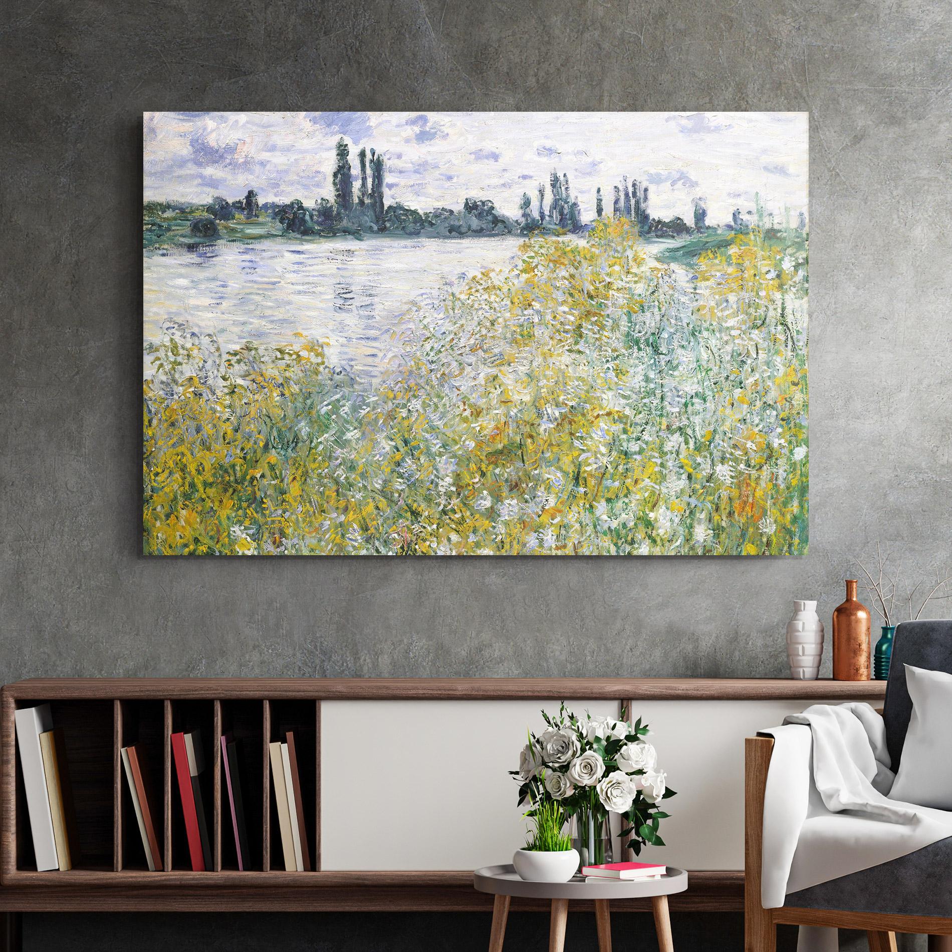 Glasbild Near Vetheuil mockup 2