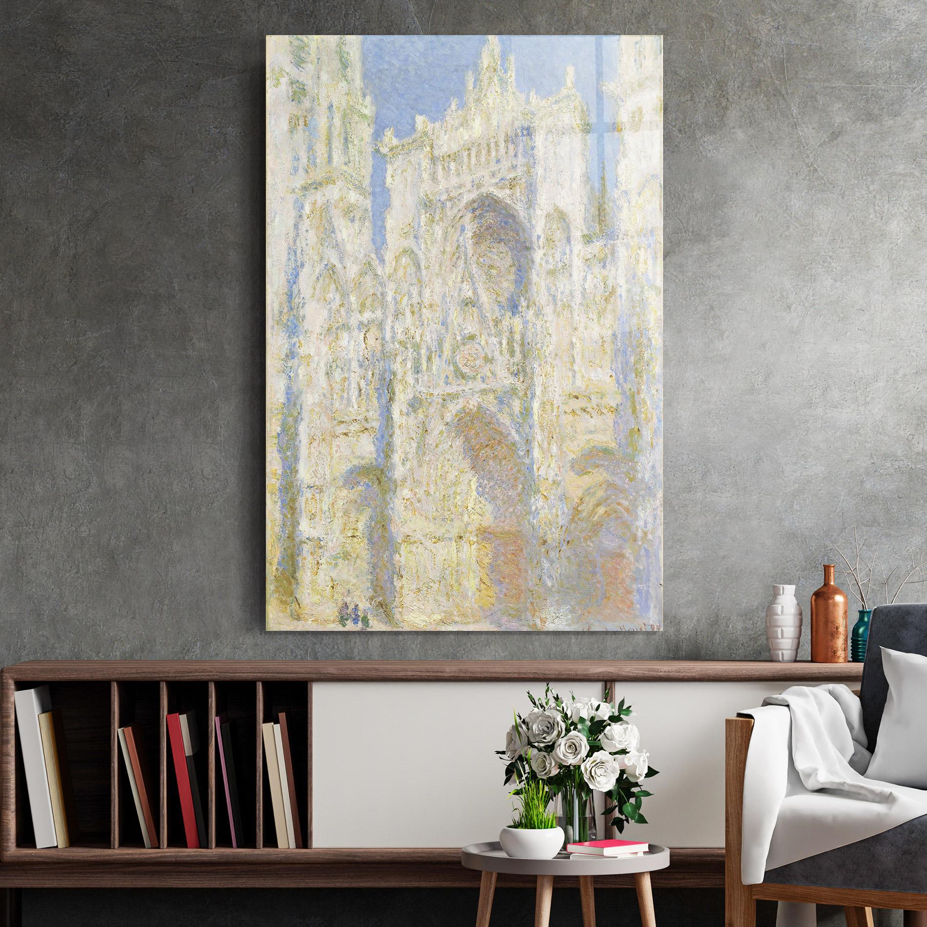 Glasbild Rouen Cathedral mockup 2