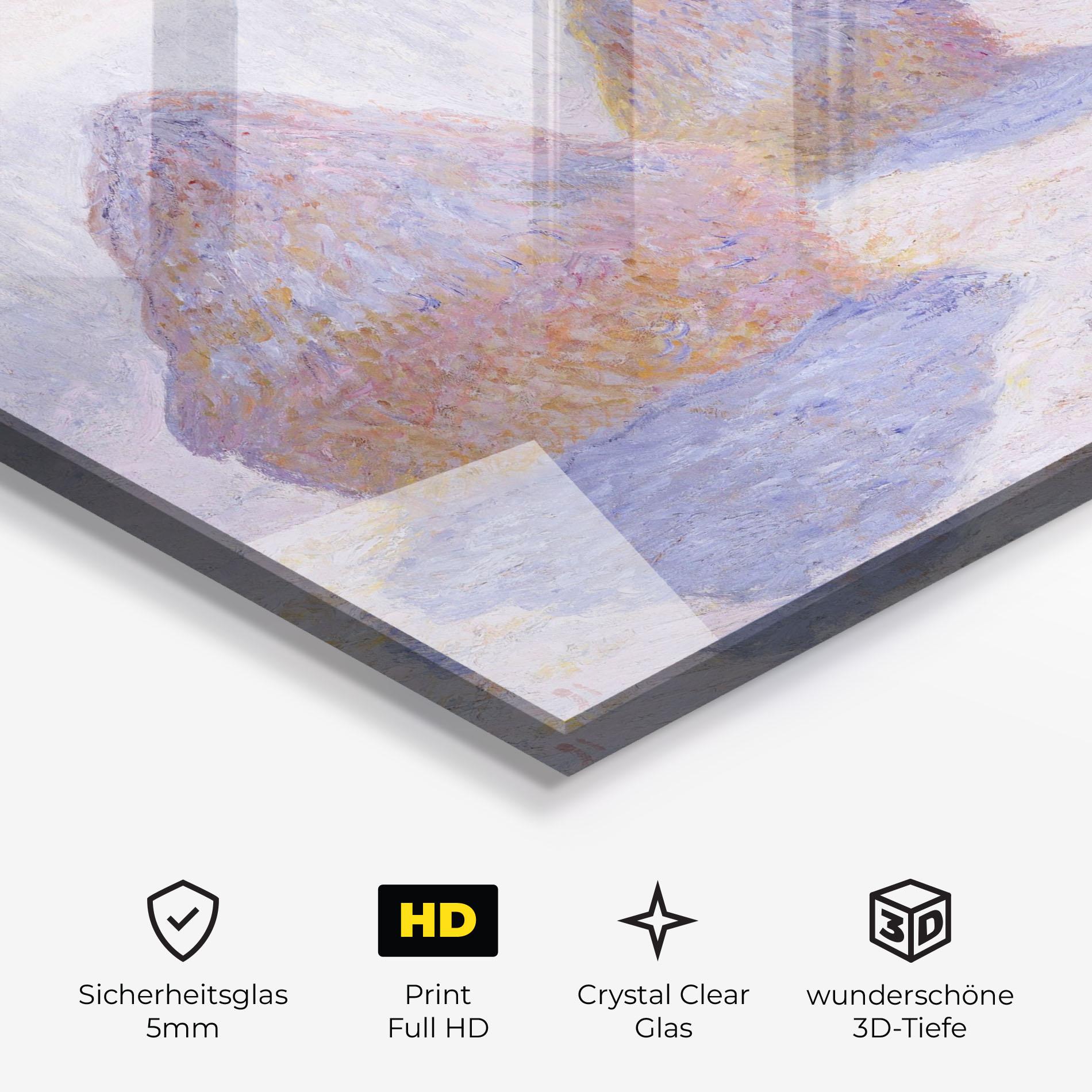 Glasbild Haystacks mockup 3