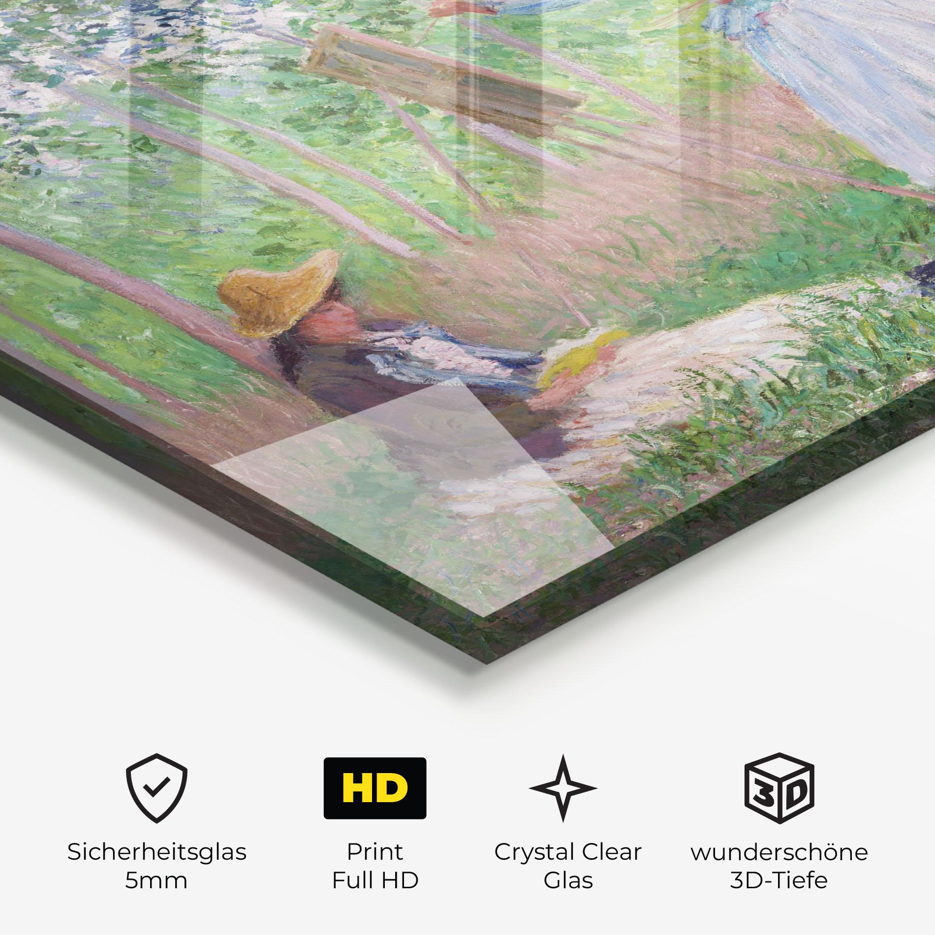 Glasbild In The Woods At Giverny mockup 3