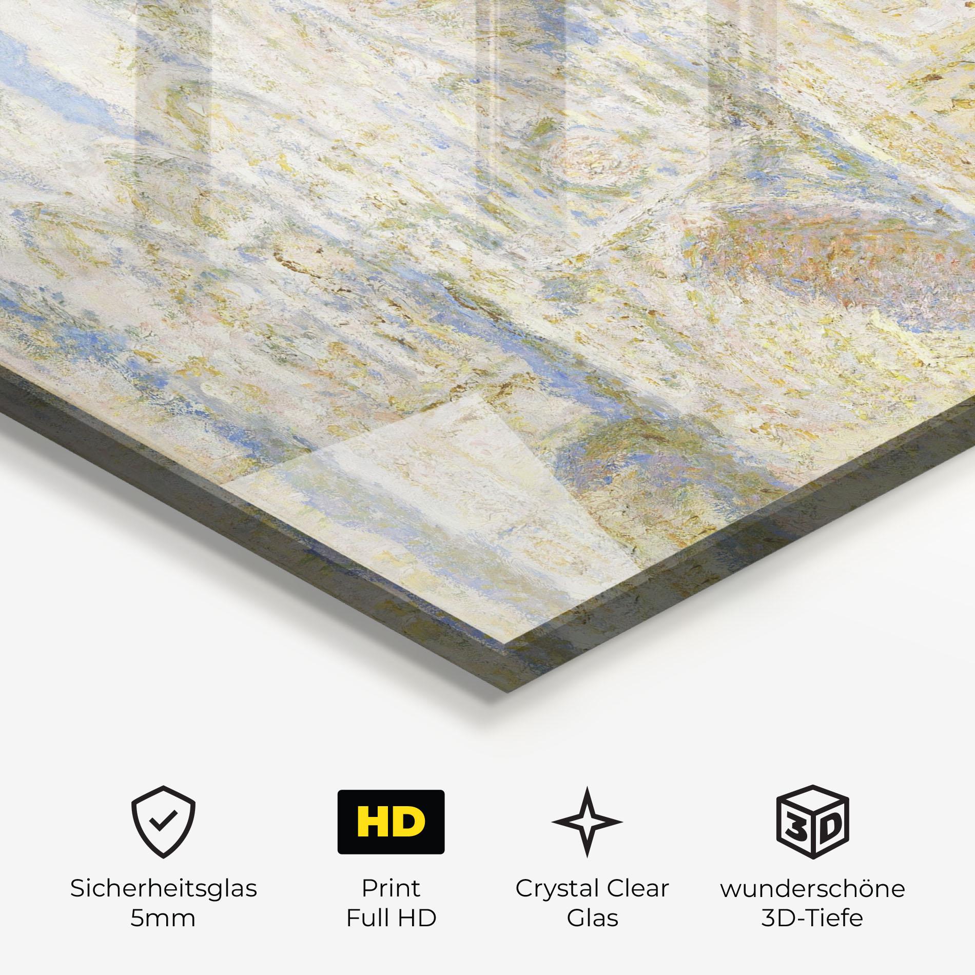 Glasbild Rouen Cathedral mockup 3