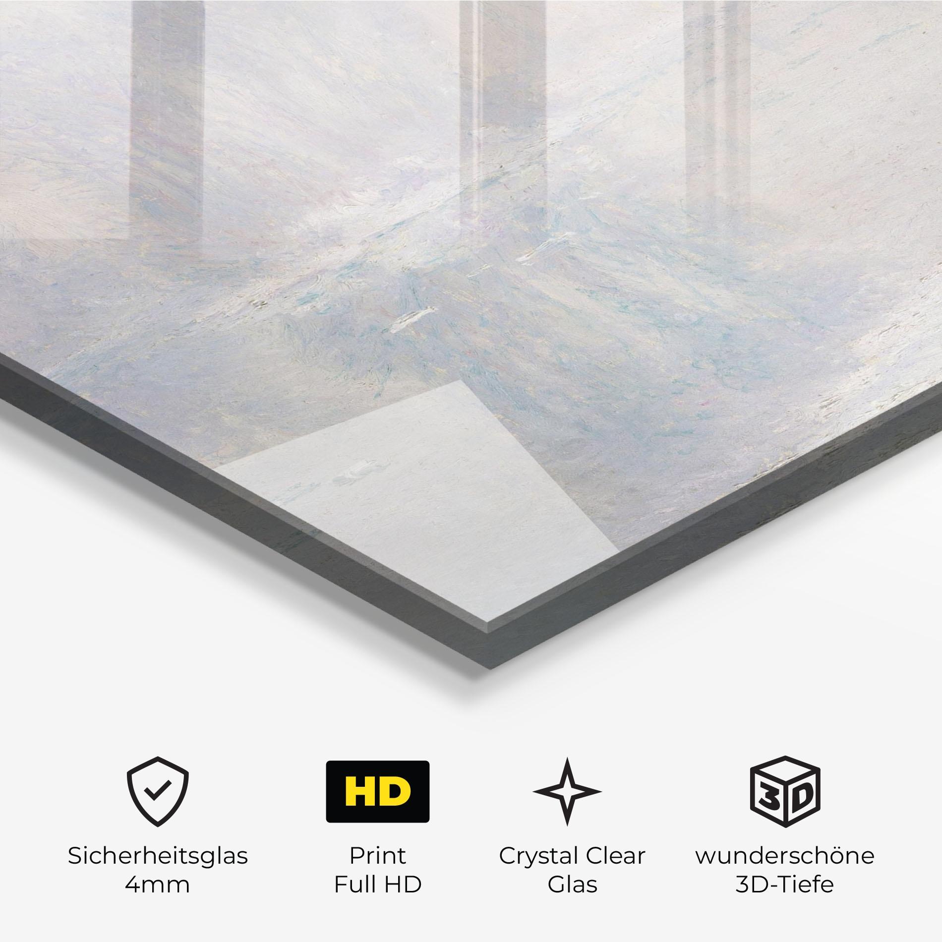 Glasbild Ice Floes mockup 3