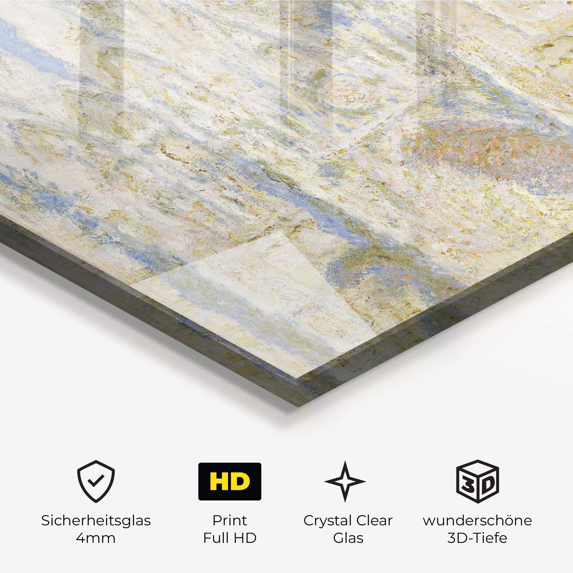 Glasbild Rouen Cathedral mockup 3