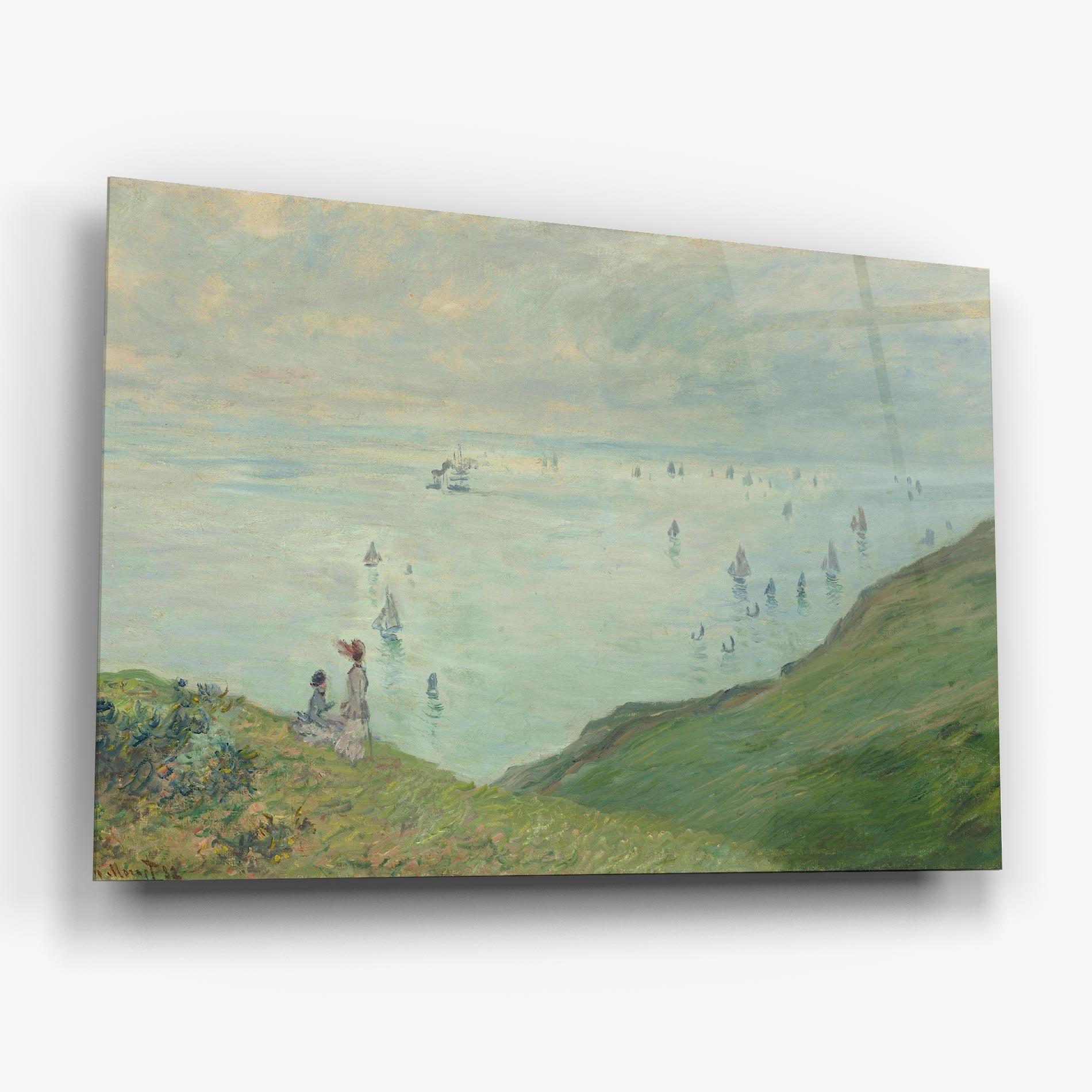 Glasbild Cliffs At Pourville mockup 6