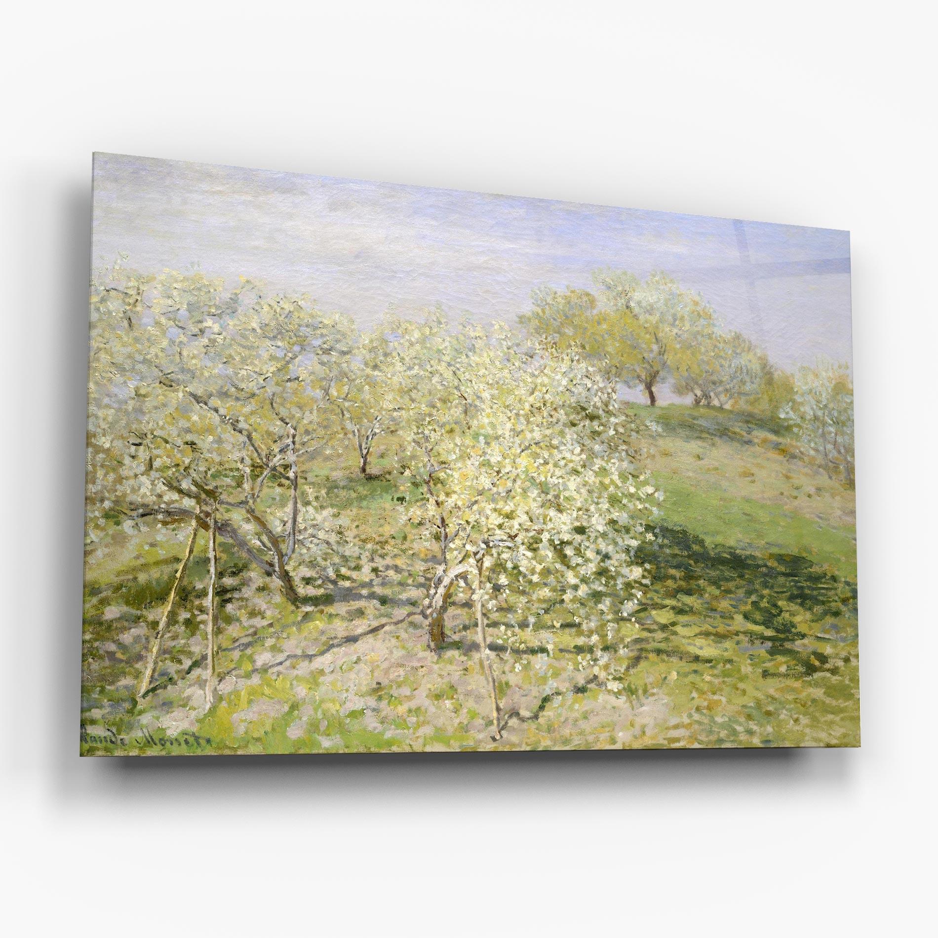 Glasbild Fruit Trees In Bloom mockup 6