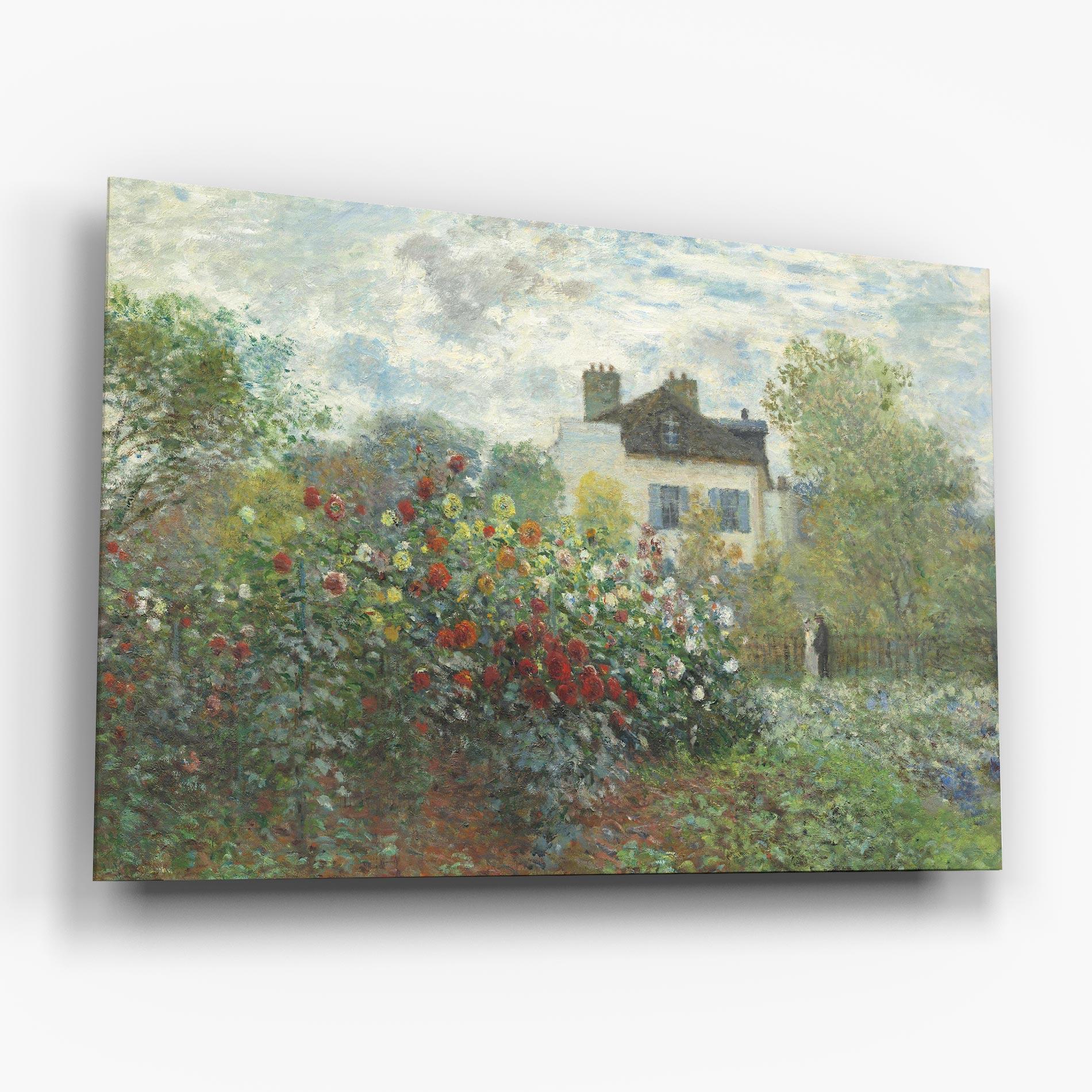 Glasbild Garden In Argenteuilt mockup 6