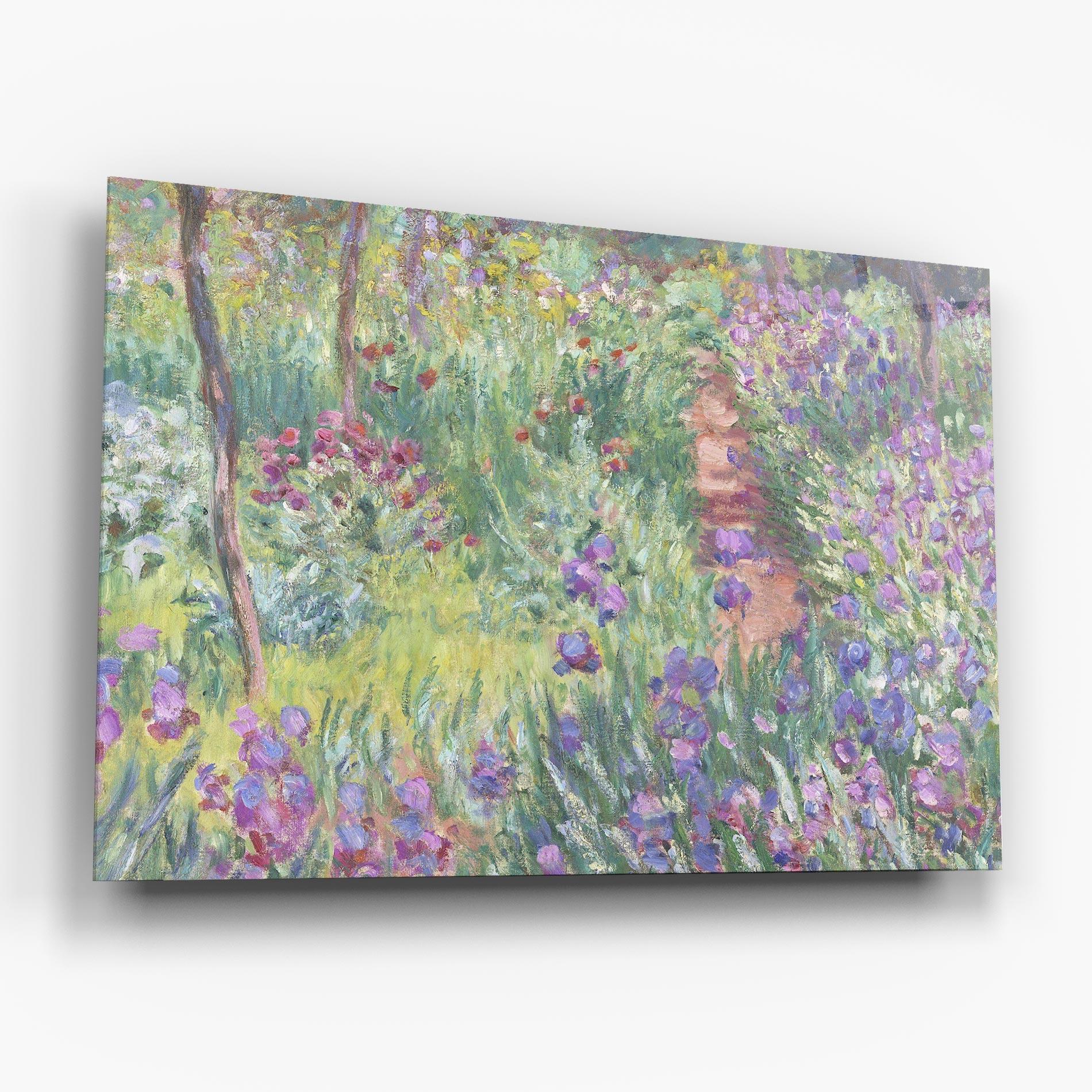 Glasbild Garden In Giverny mockup 6