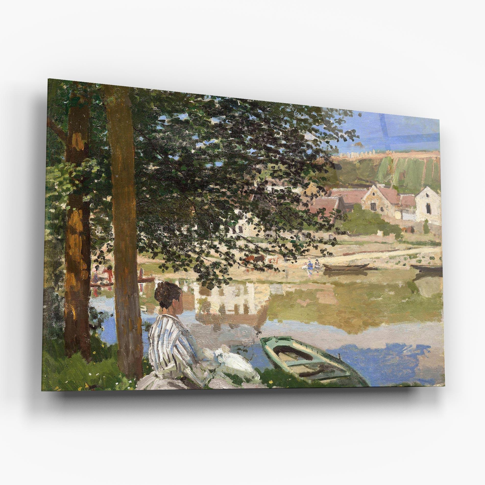 Glasbild On The Bank Of The Seine mockup 6