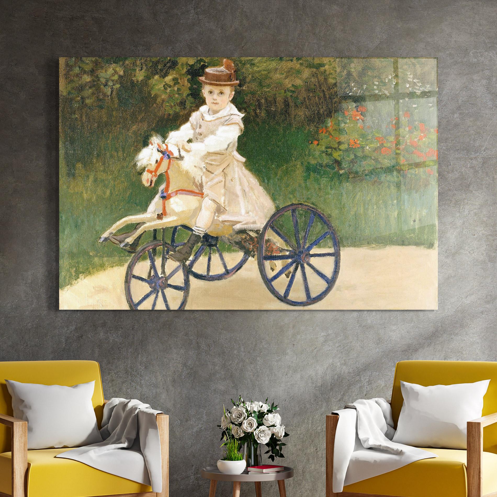 Glasbild Hobby Horse mockup 4