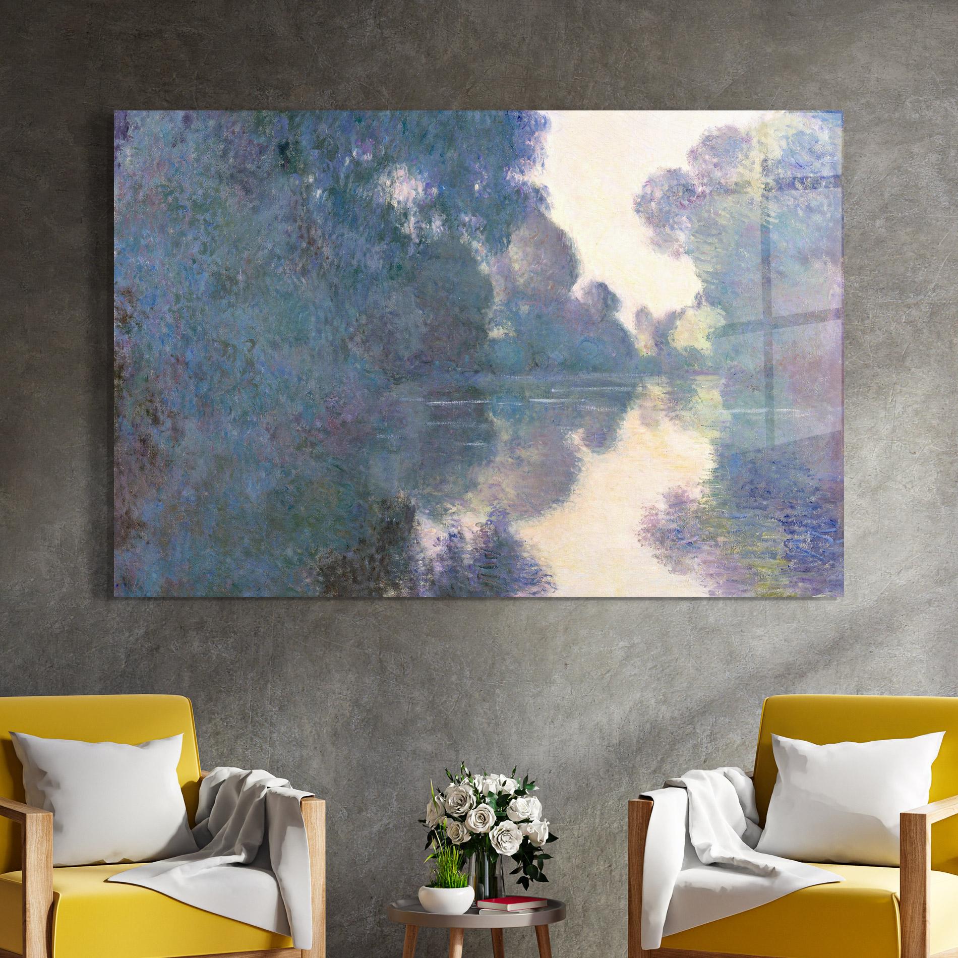 Glasbild Near Giverny mockup 4