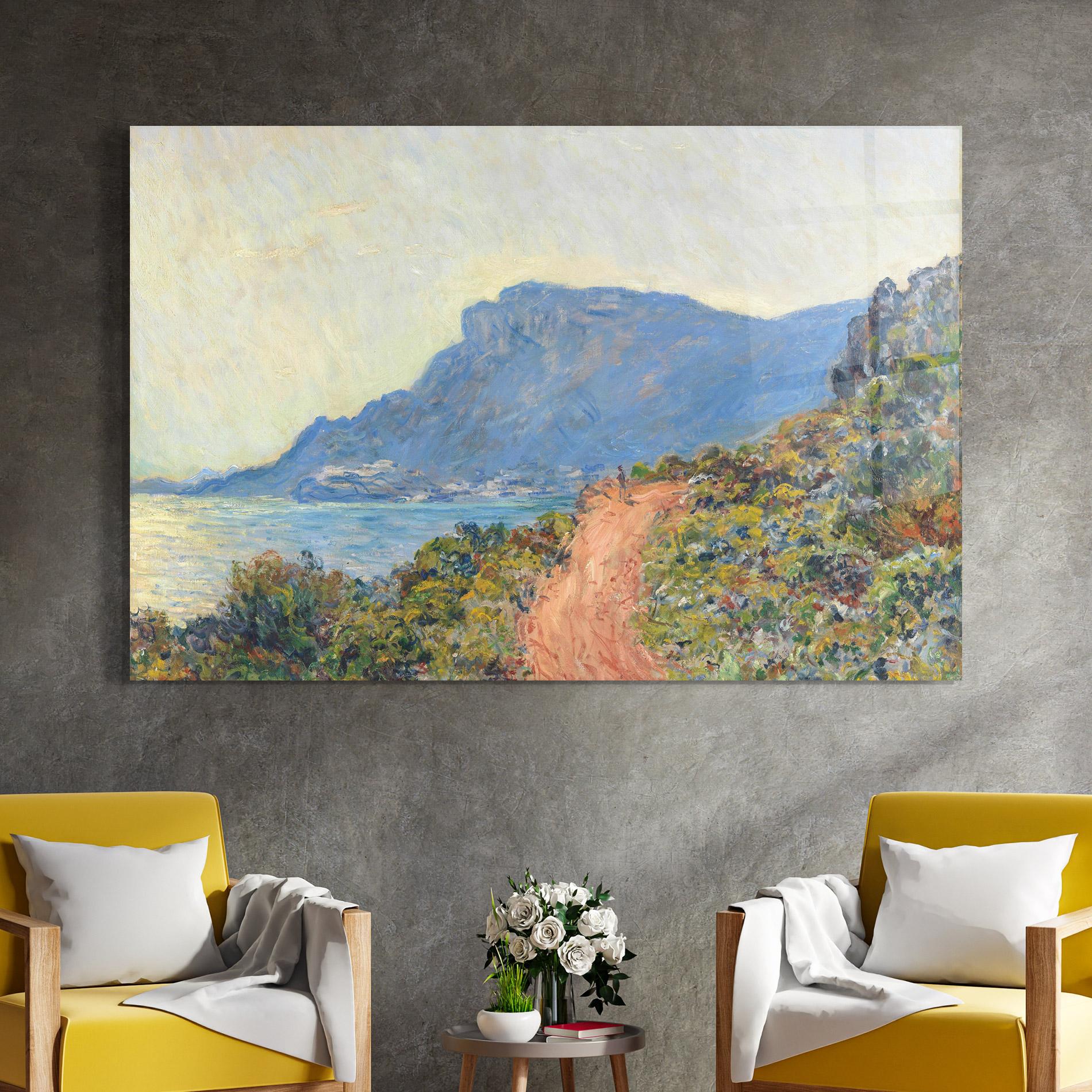 Glasbild Near Monaco mockup 4