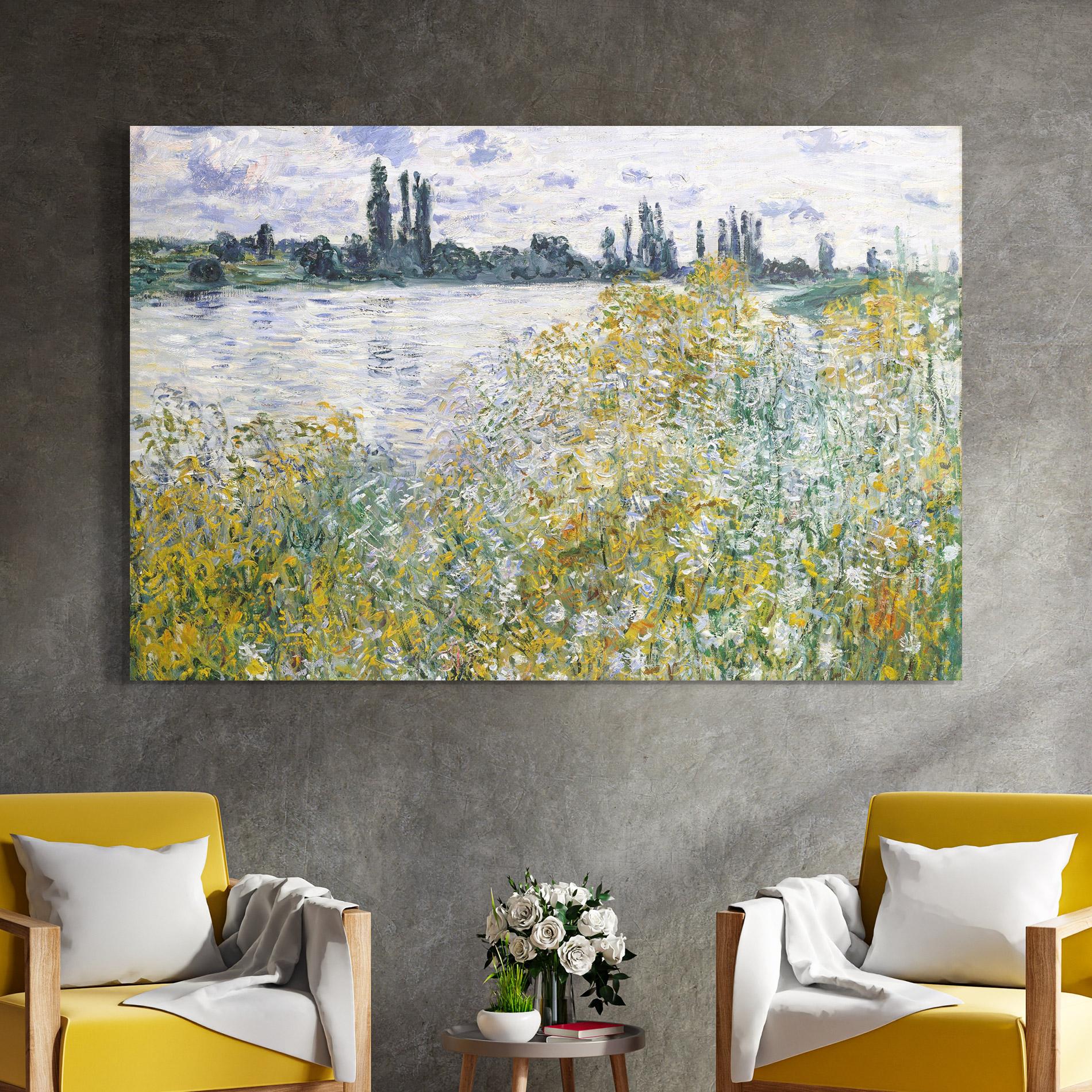 Glasbild Near Vetheuil mockup 4