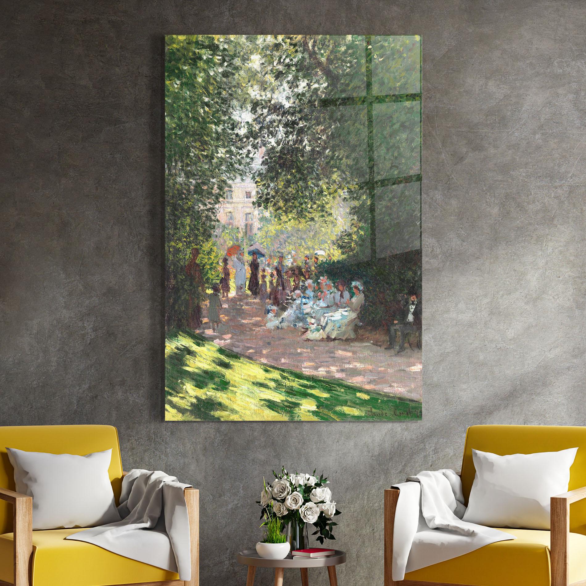 Glasbild The Parc Monceau mockup 4