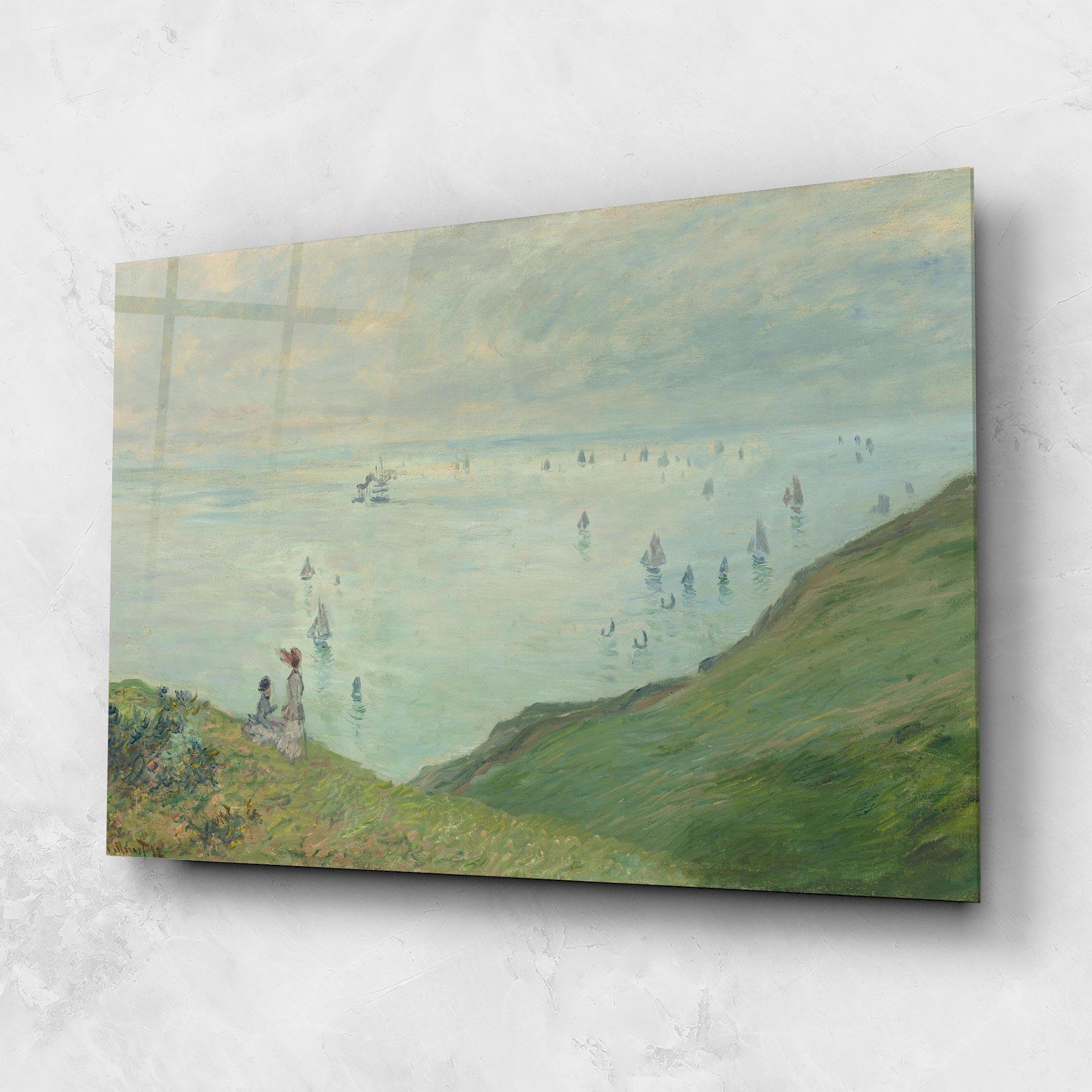 Glasbild Cliffs At Pourville mockup 1