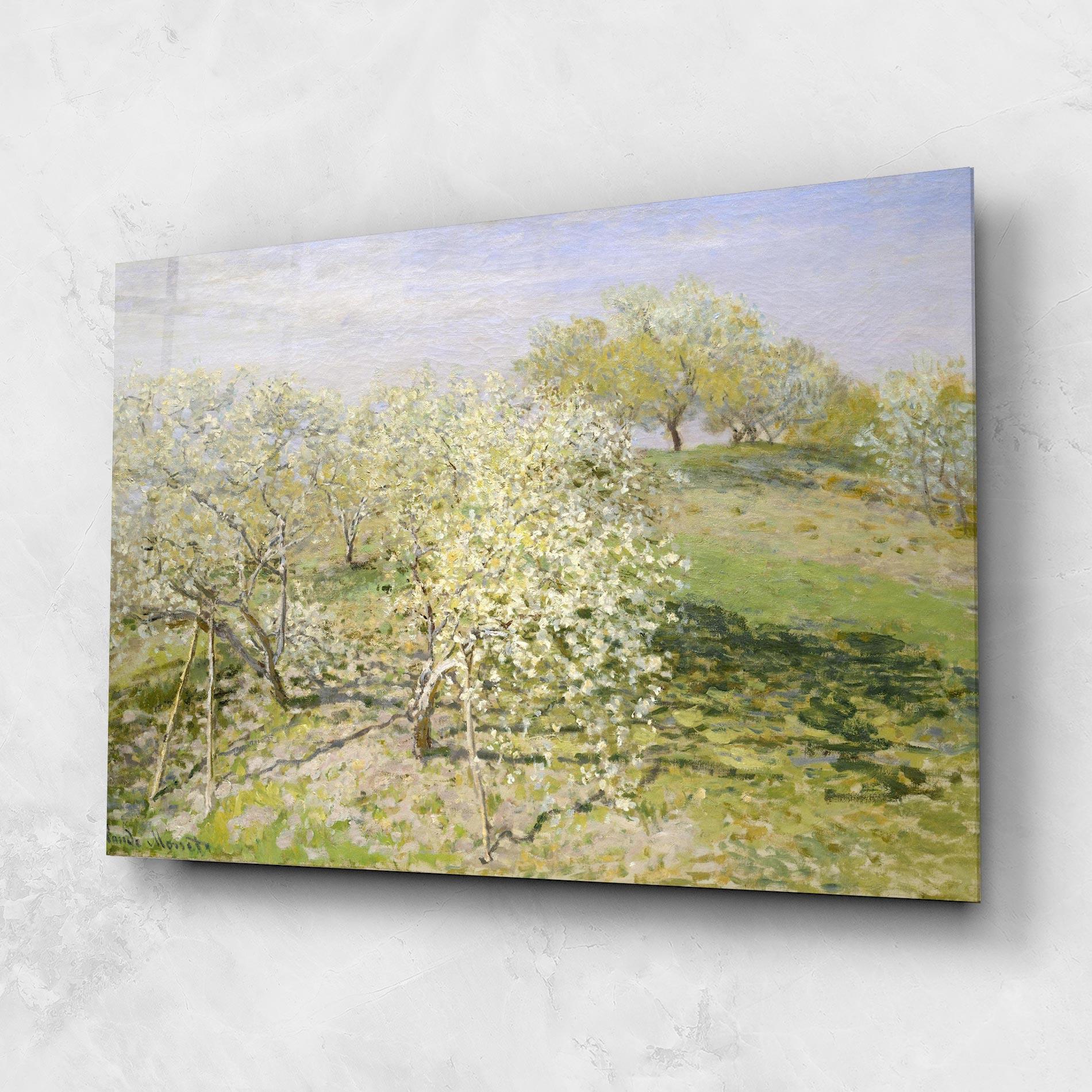 Glasbild Fruit Trees In Bloom mockup 1