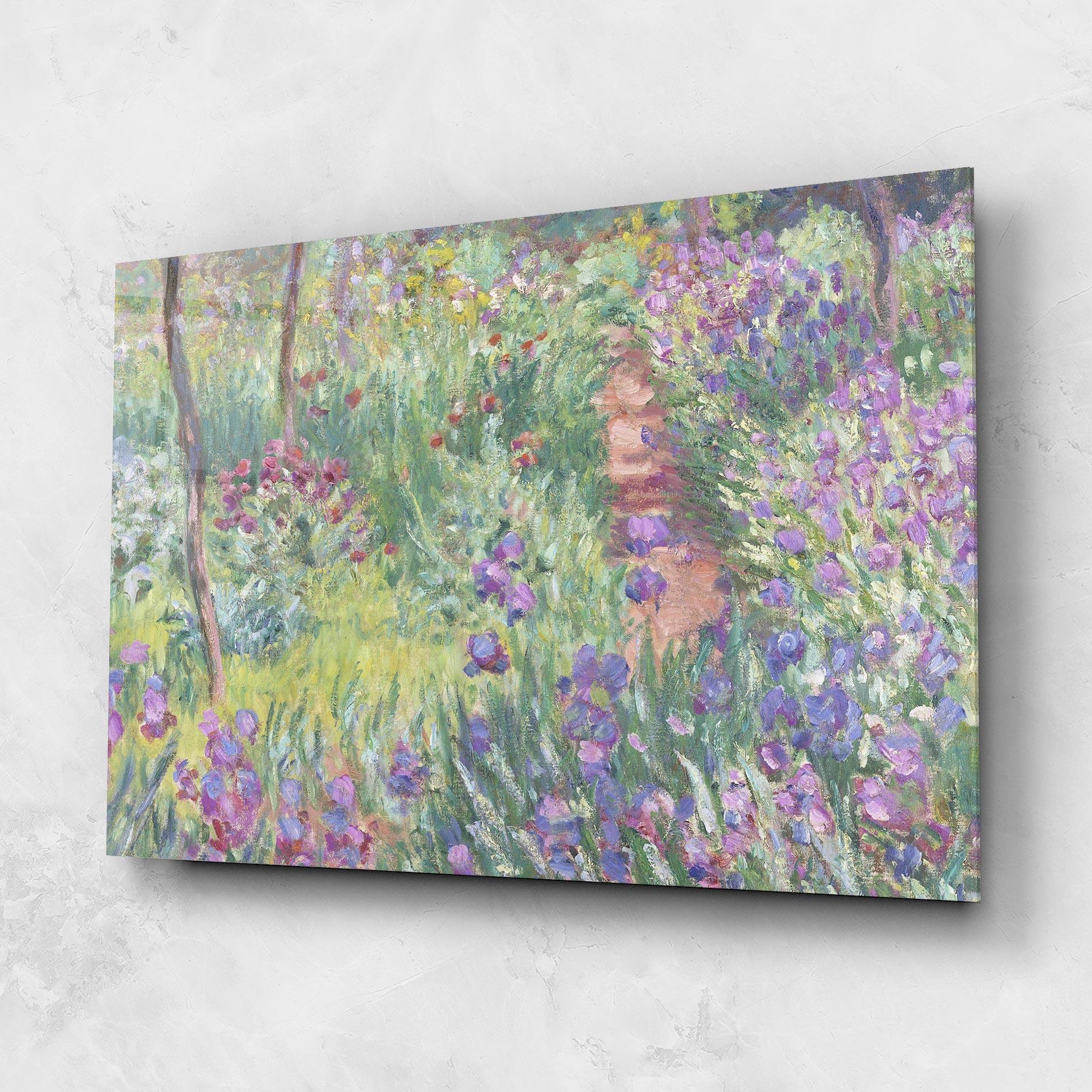 Glasbild Garden In Giverny mockup 1