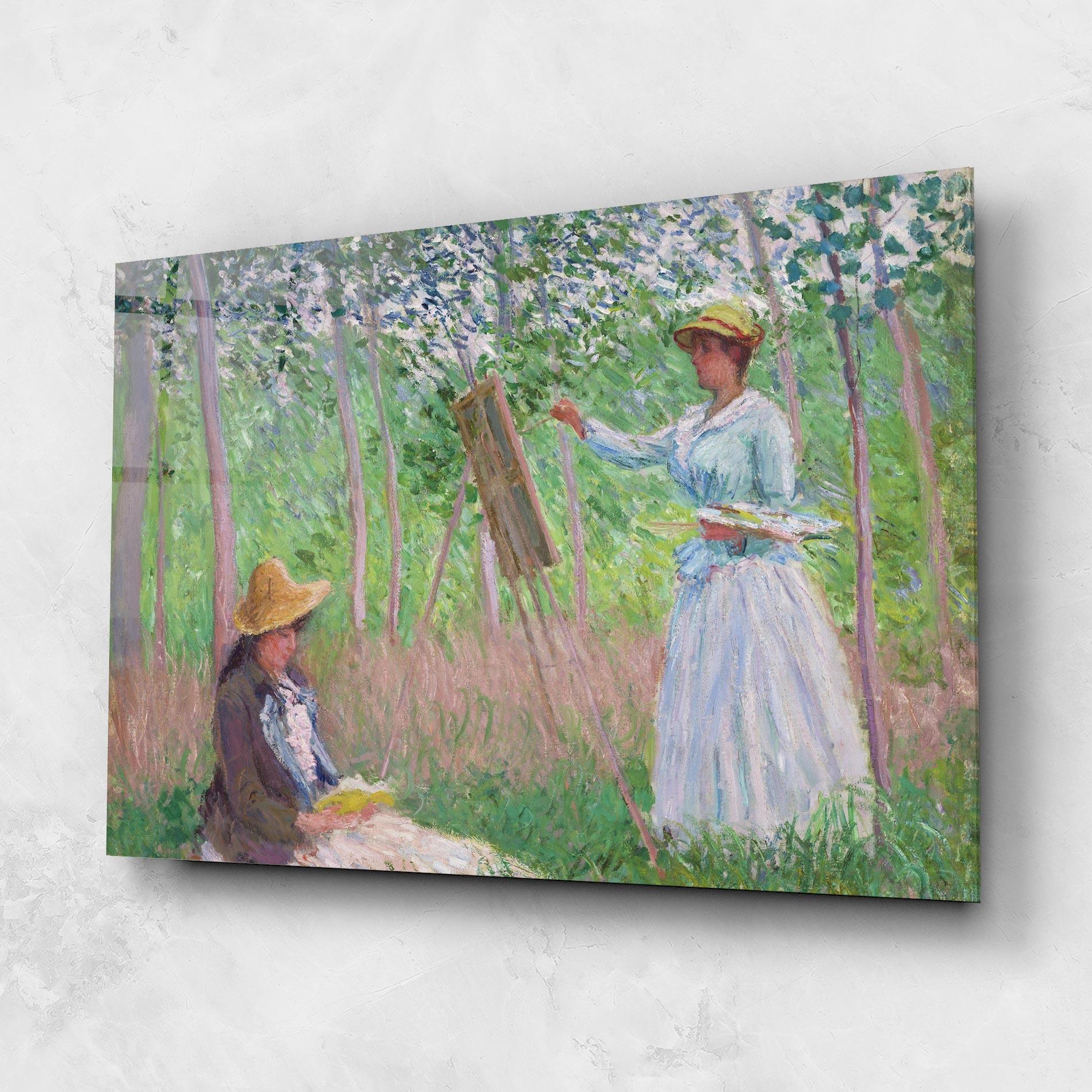 Glasbild In The Woods At Giverny mockup 1