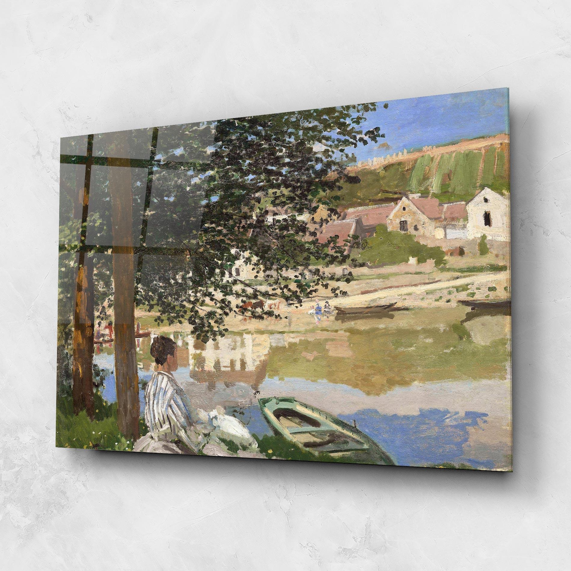 Glasbild On The Bank Of The Seine mockup 1