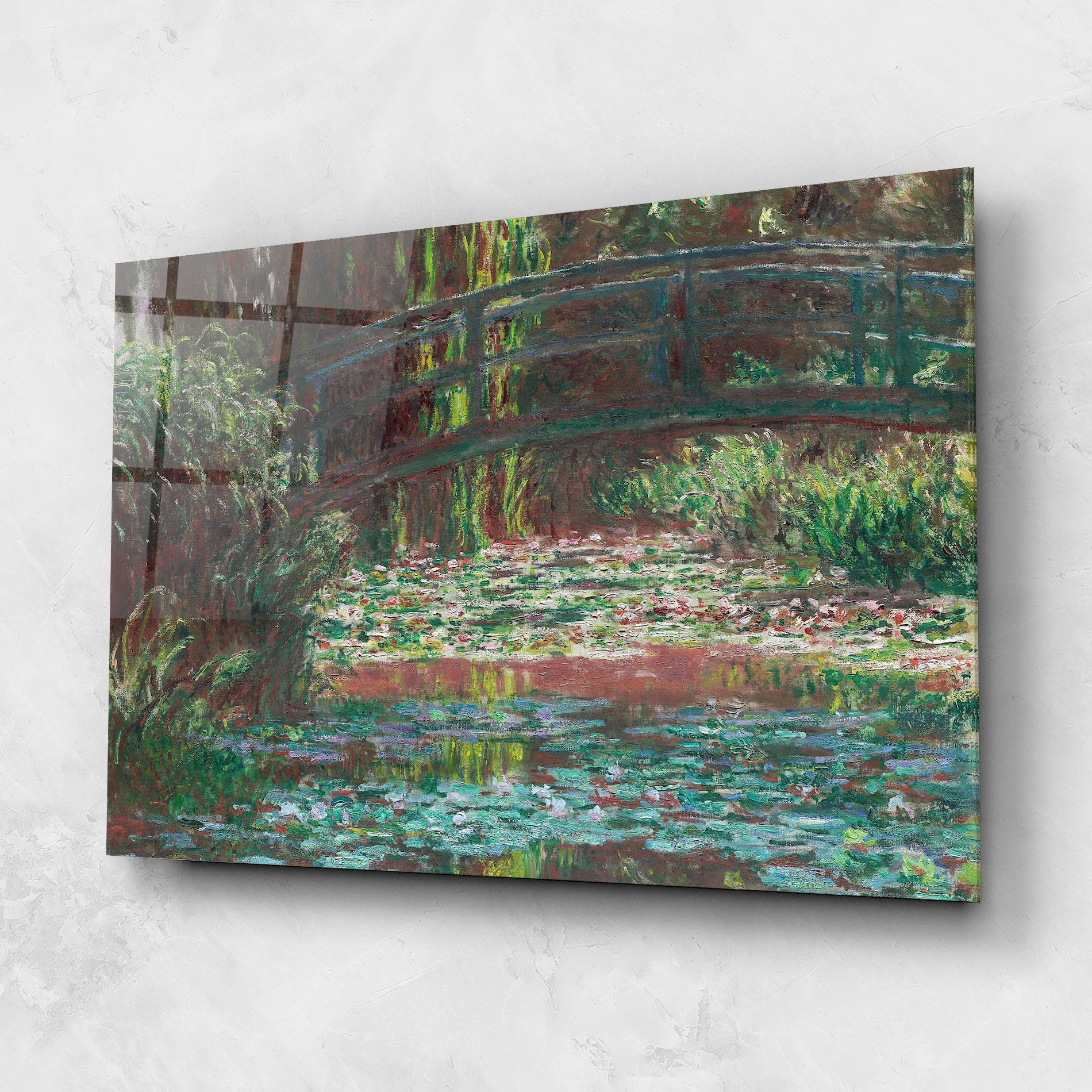 Glasbild Water Lily Pond mockup 1