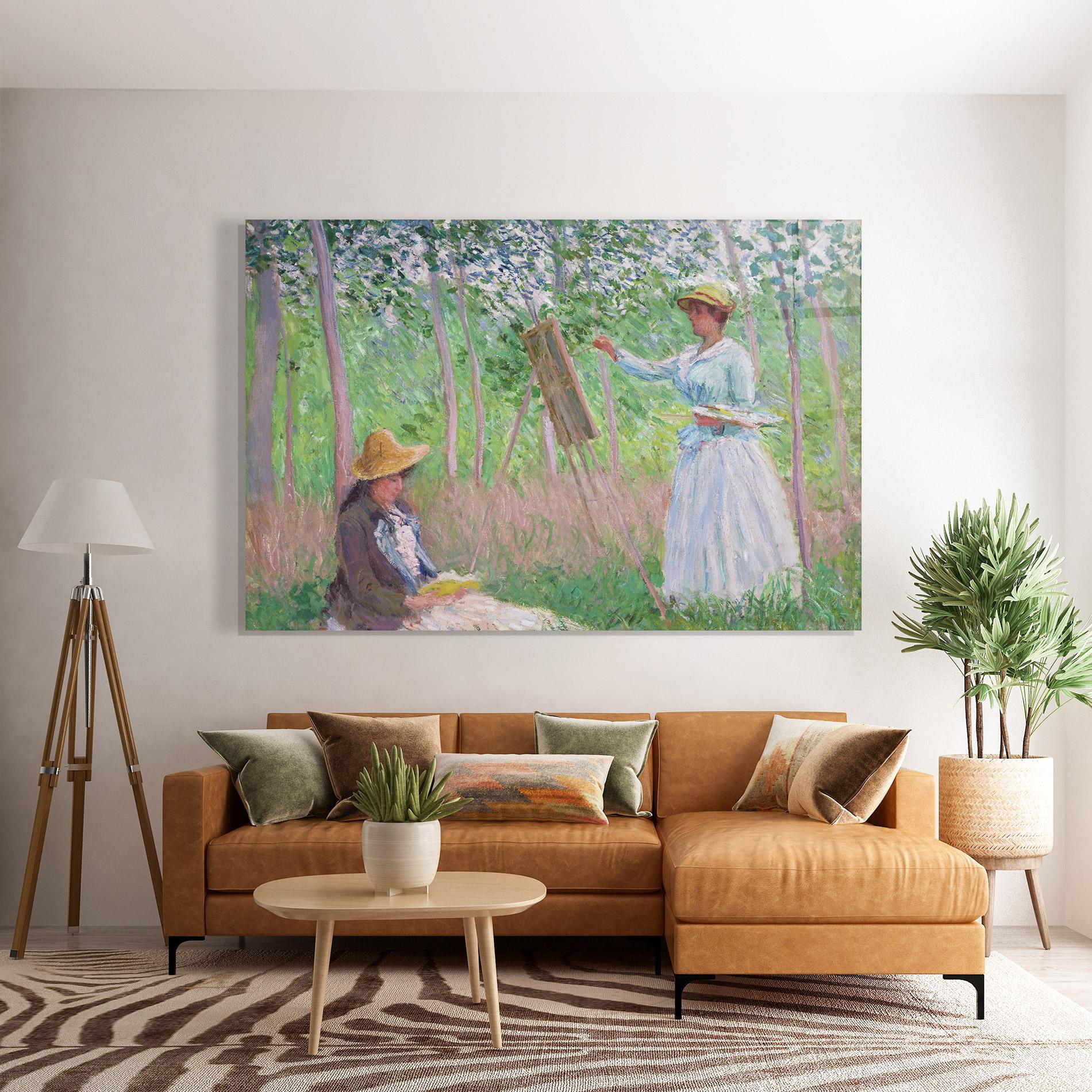 Glasbild In The Woods At Giverny mockup 7