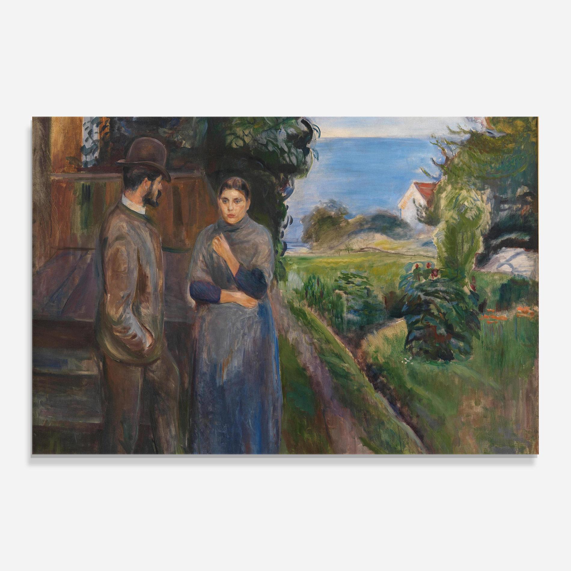 Glasbild Evening Passion mockup 0