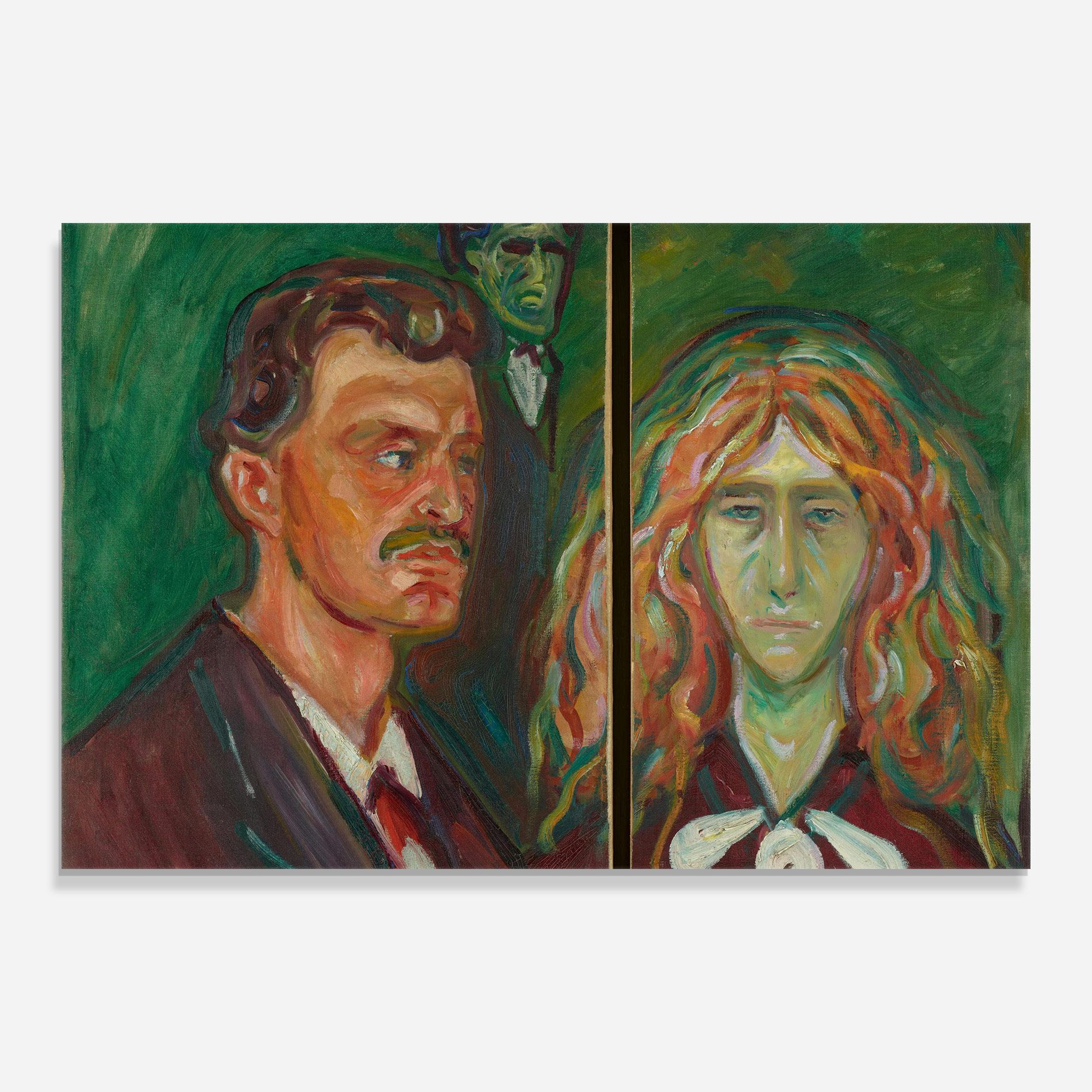 Green Self Portrait mockup 0