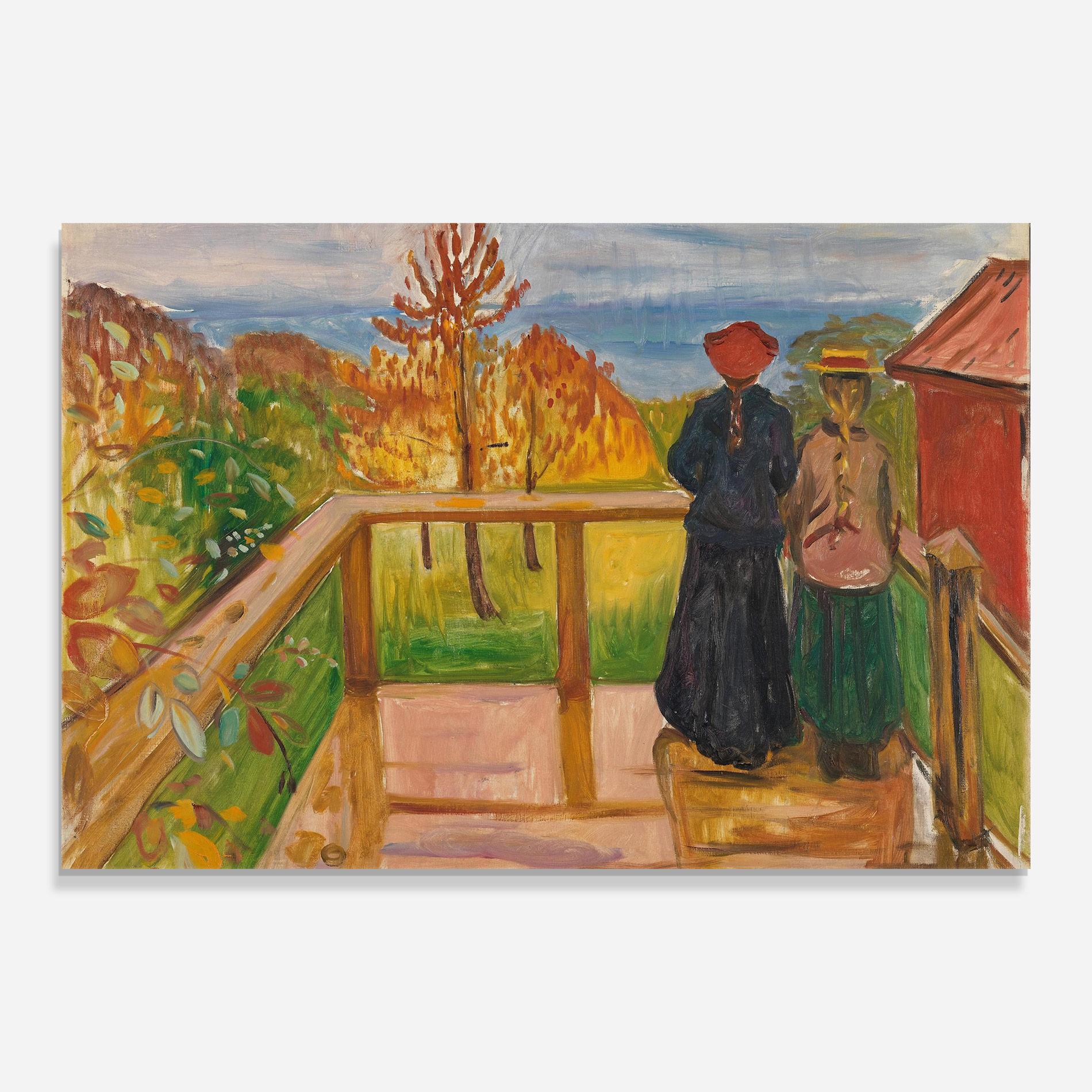 Glasbild On The Veranda mockup 0