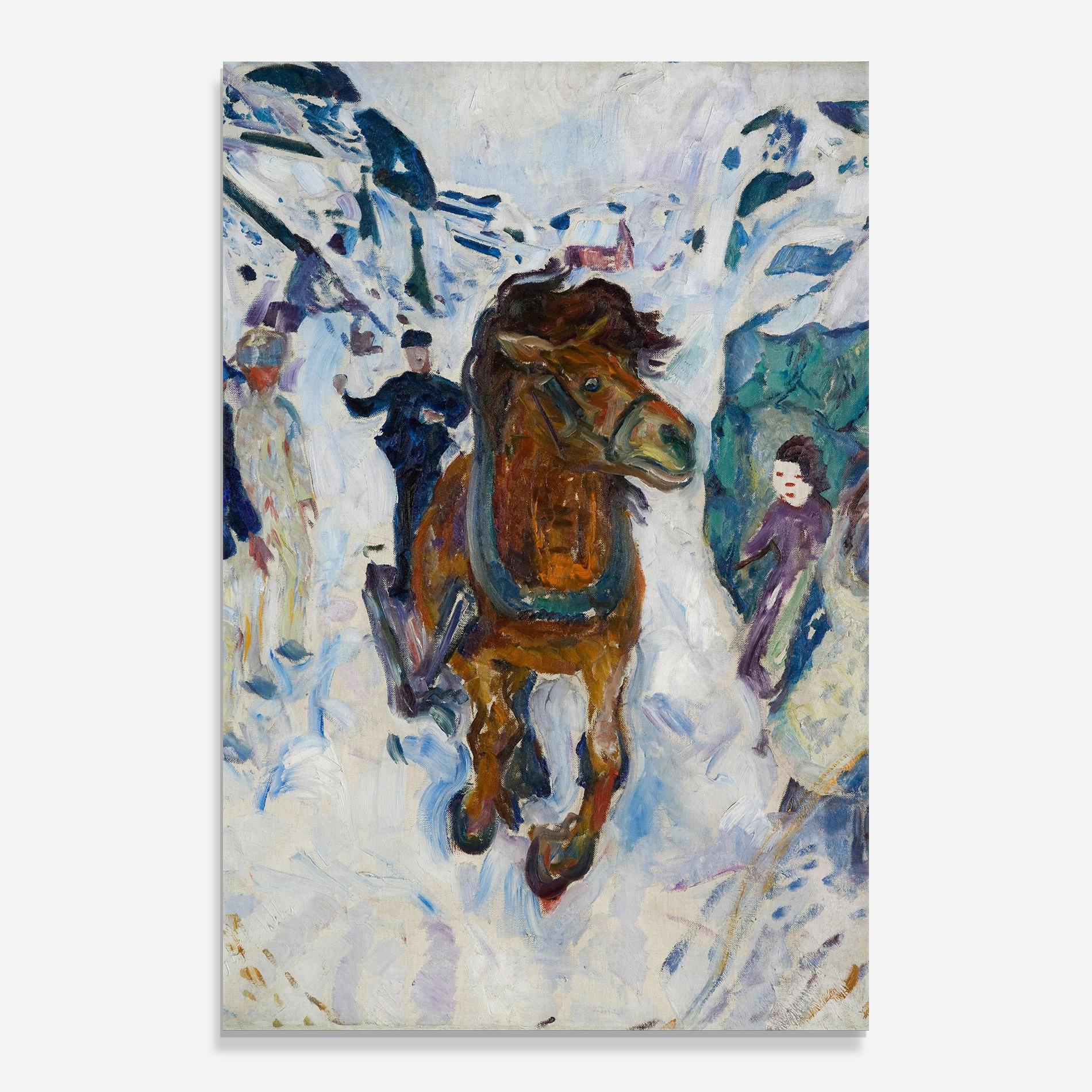 Glasbild Galloping Horse mockup 0