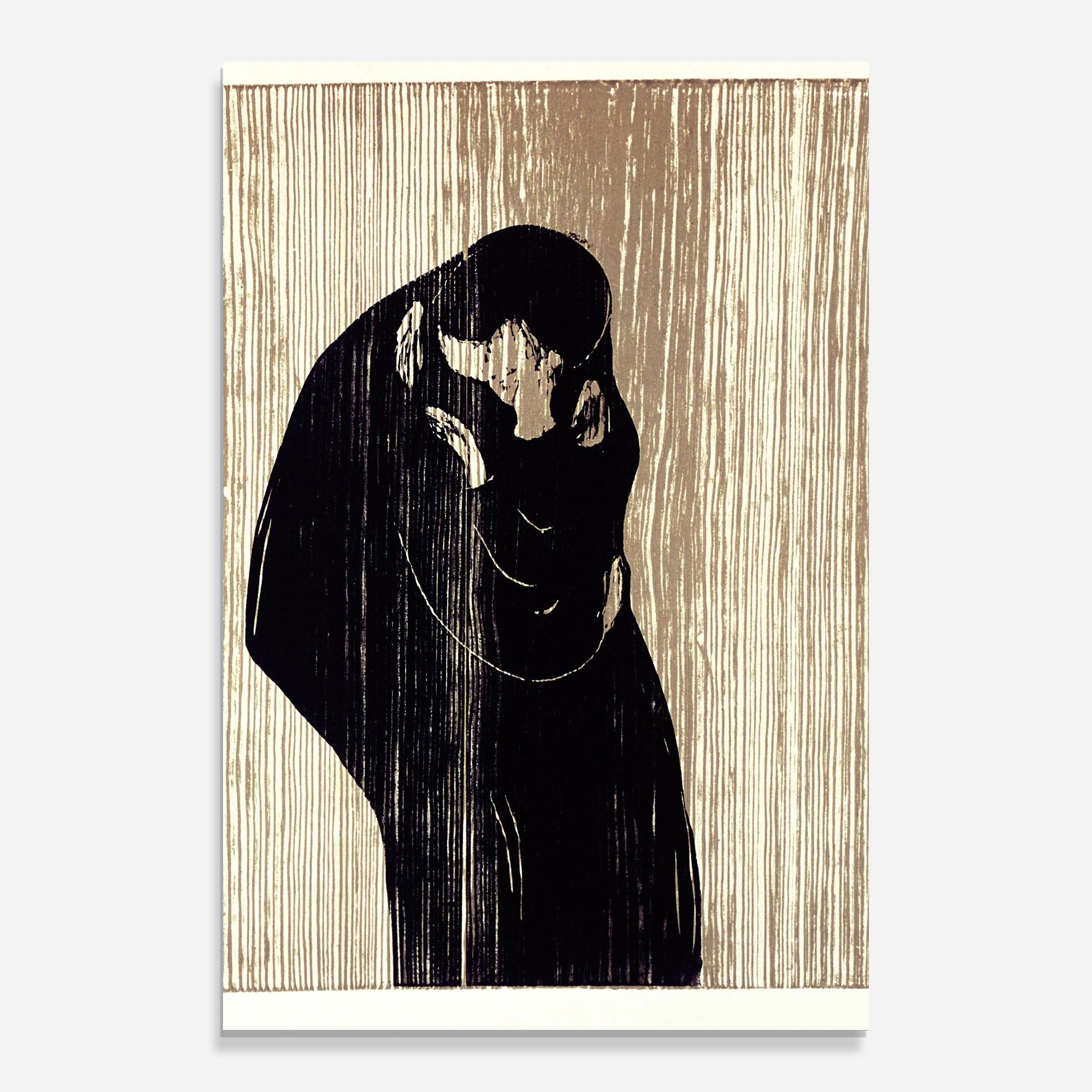 Glasbild Kiss mockup 0