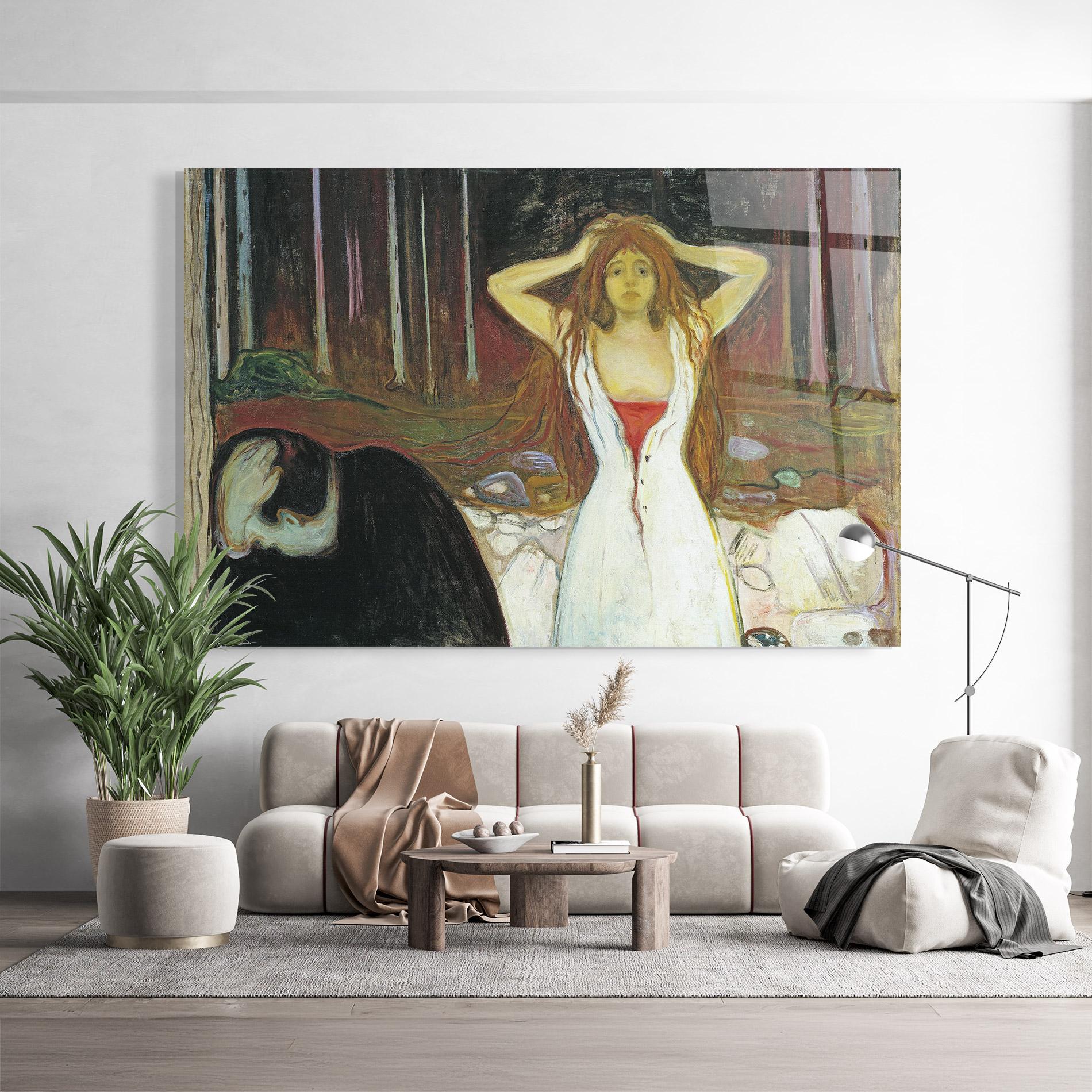 Glasbild Ashes mockup 9