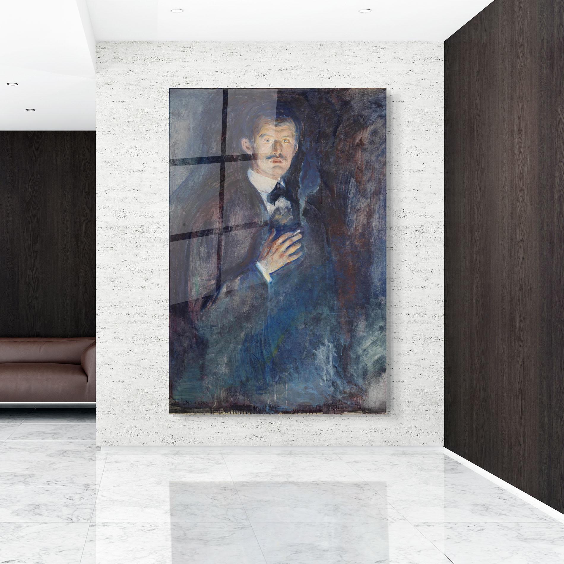 Glasbild Self Burning Cigarette mockup 9