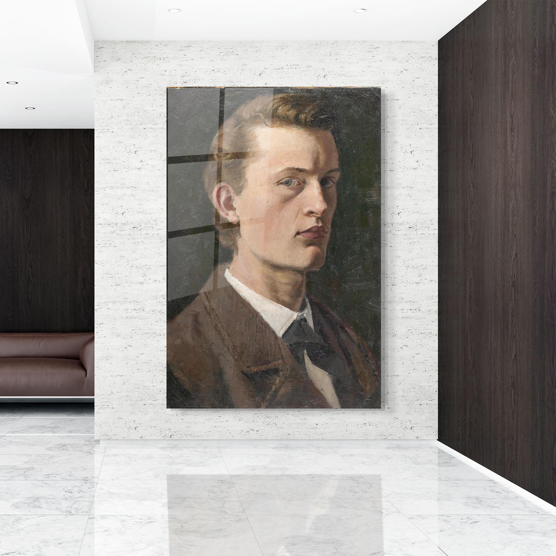 Glasbild Self Portrait mockup 9