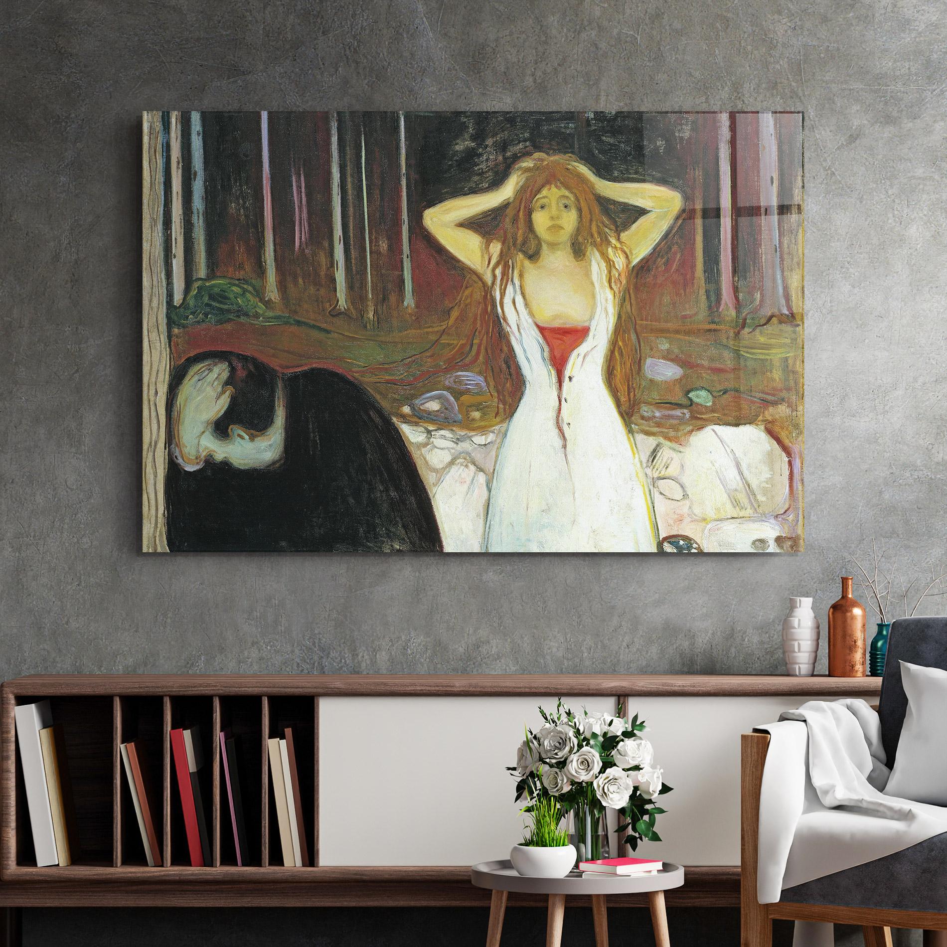 Glasbild Ashes mockup 2