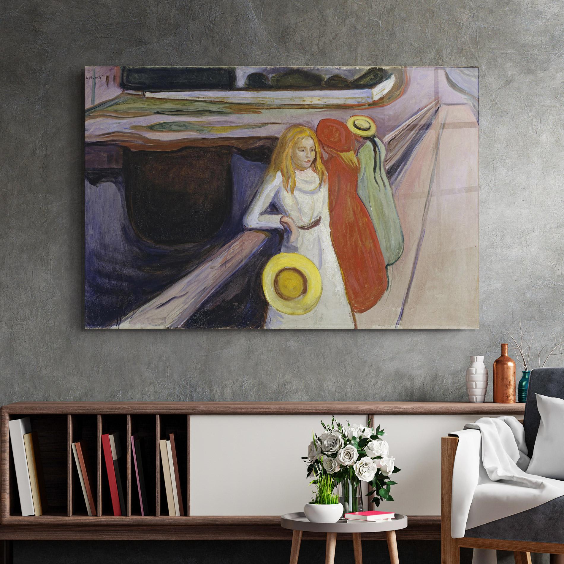 Glasbild Bridge Girls mockup 2