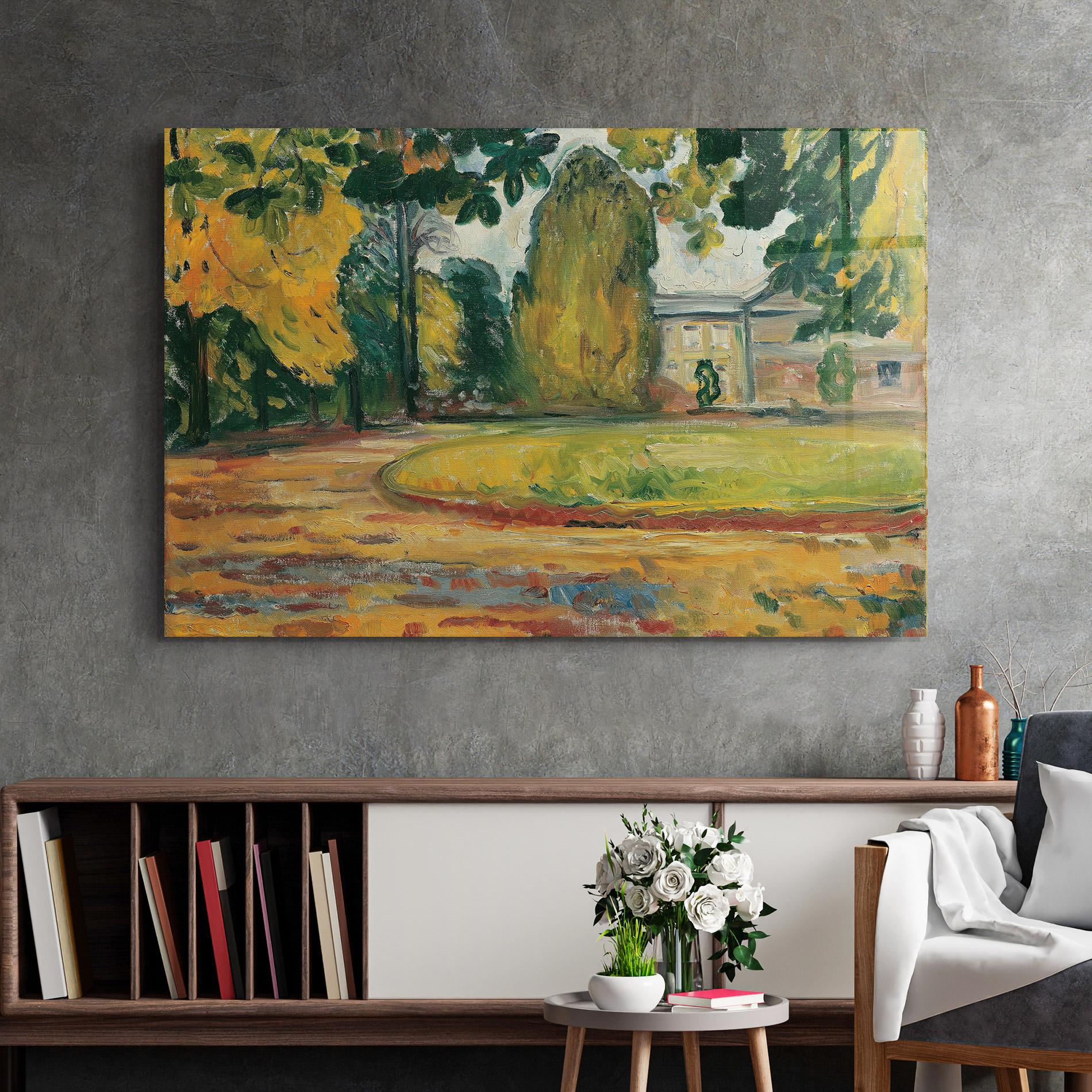 Glasbild Park In Kosen mockup 2