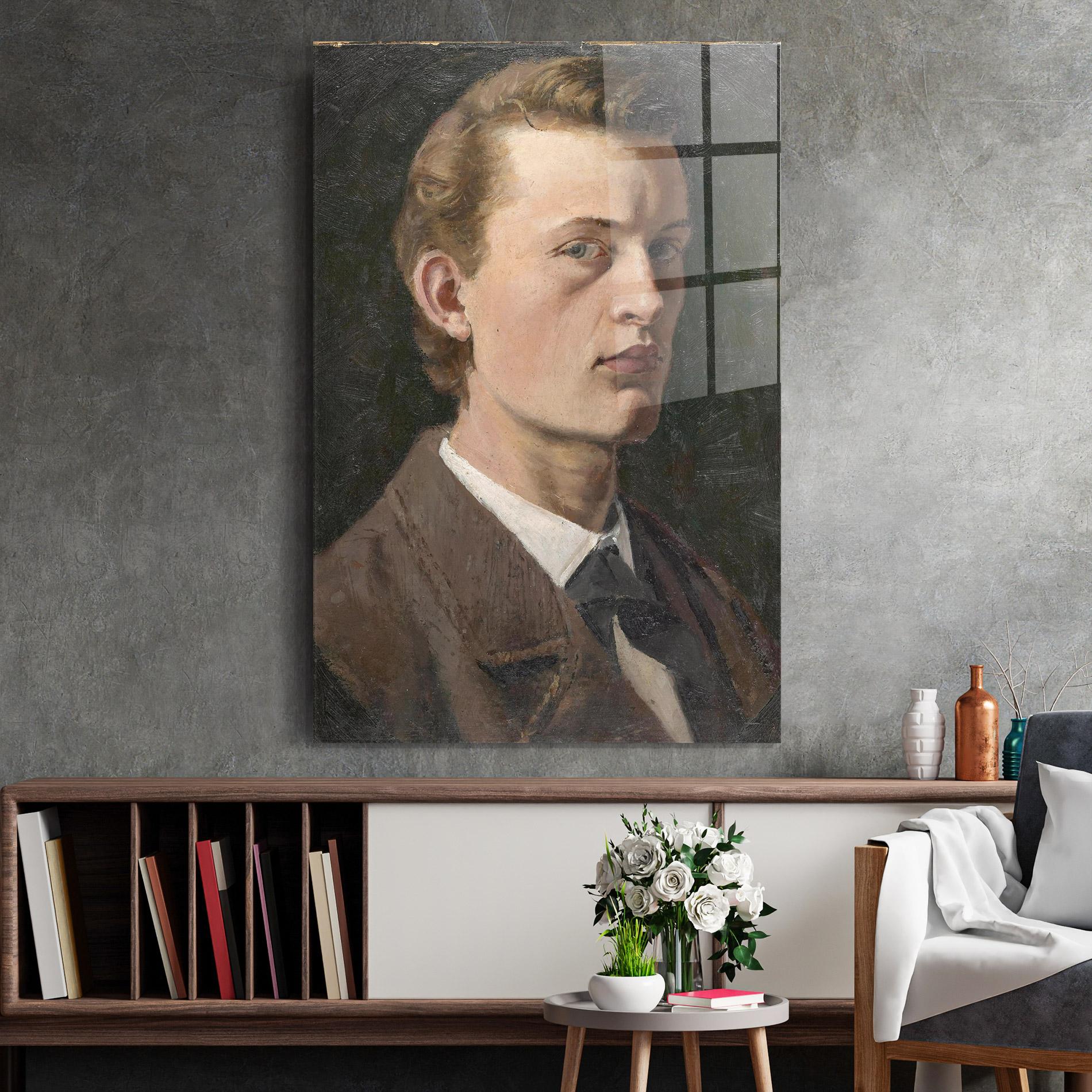 Glasbild Self Portrait mockup 2