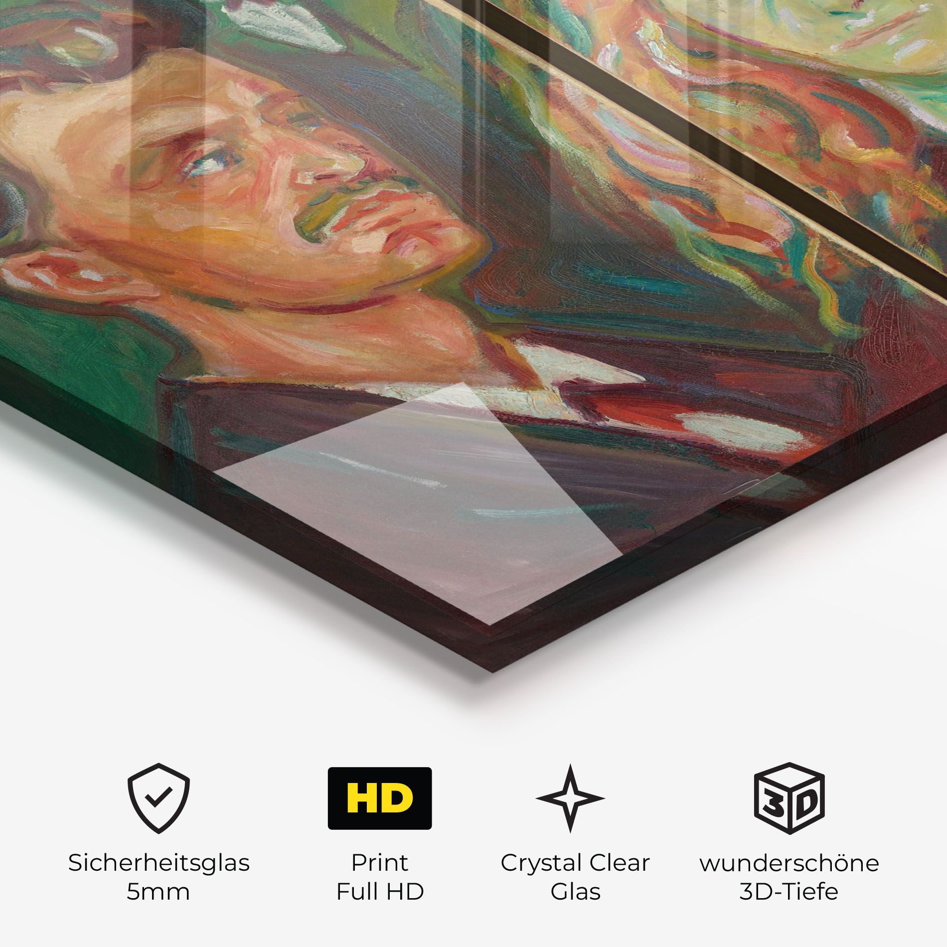 Green Self Portrait mockup 3