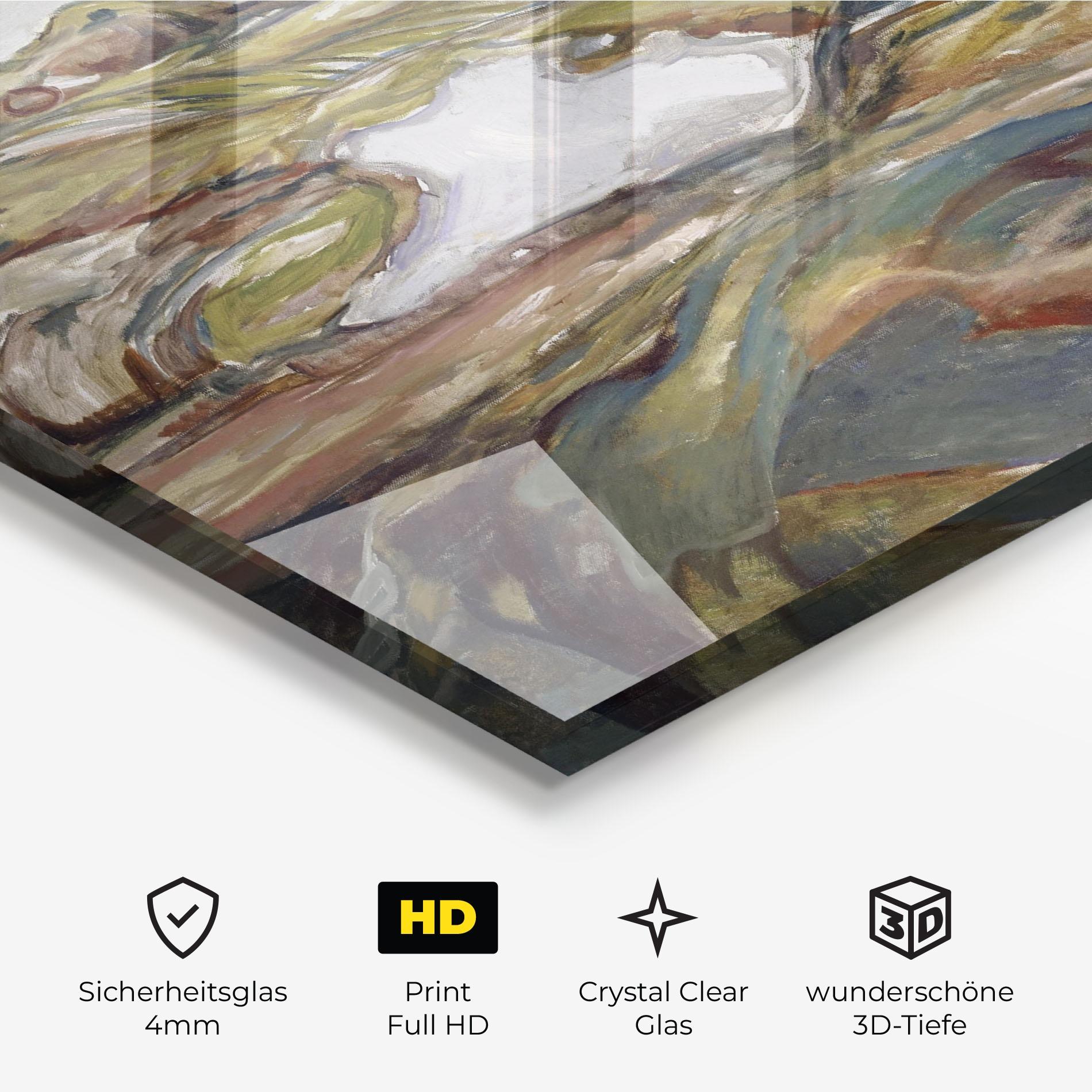 Glasbild Coastal Landscape mockup 3