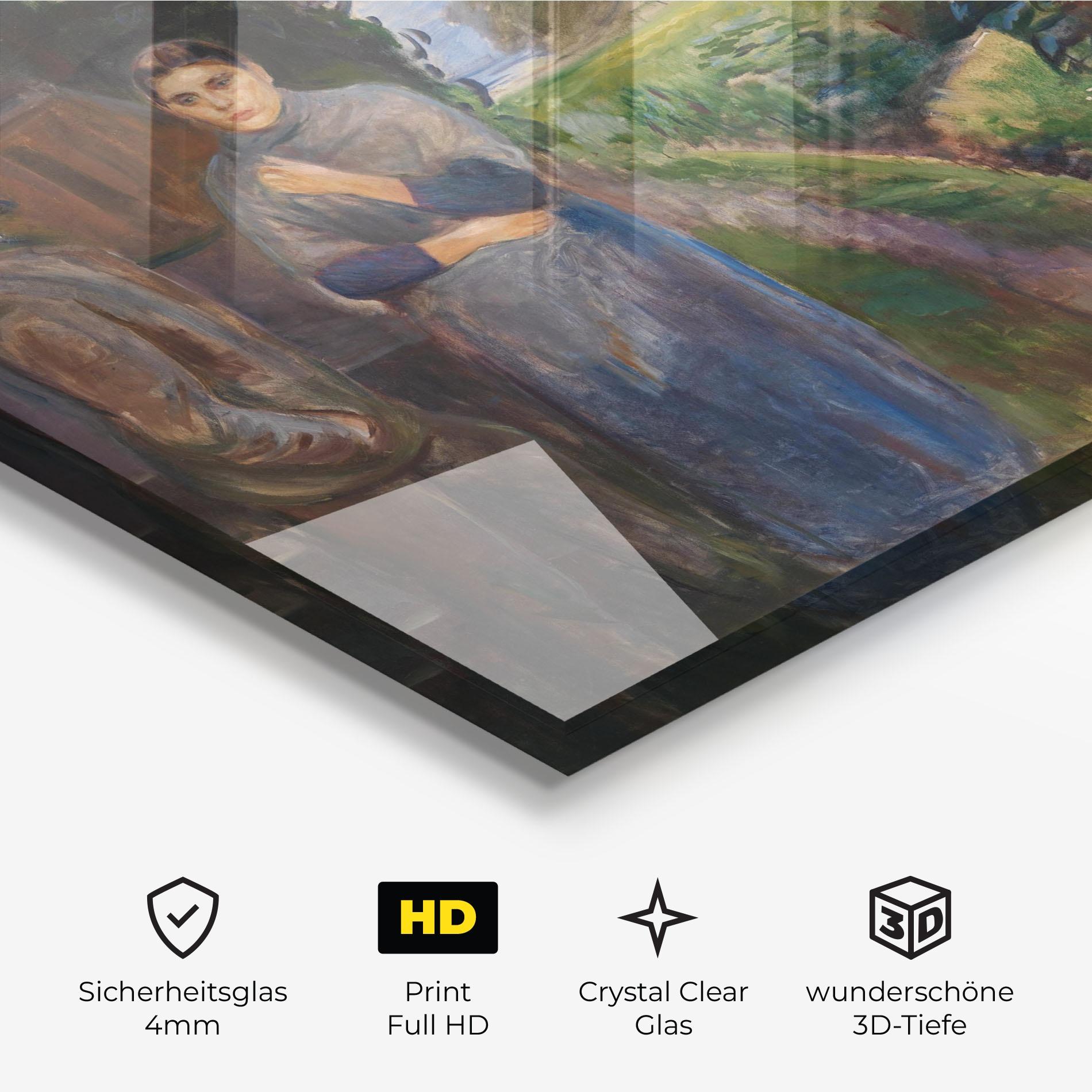 Glasbild Evening Passion mockup 3