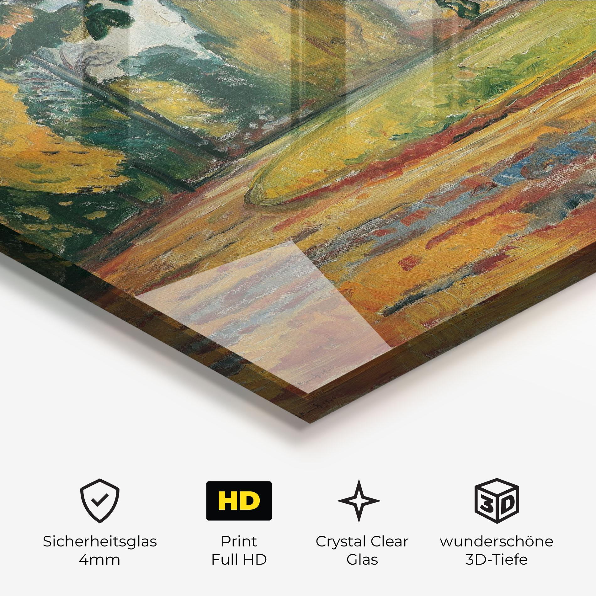 Glasbild Park In Kosen mockup 3