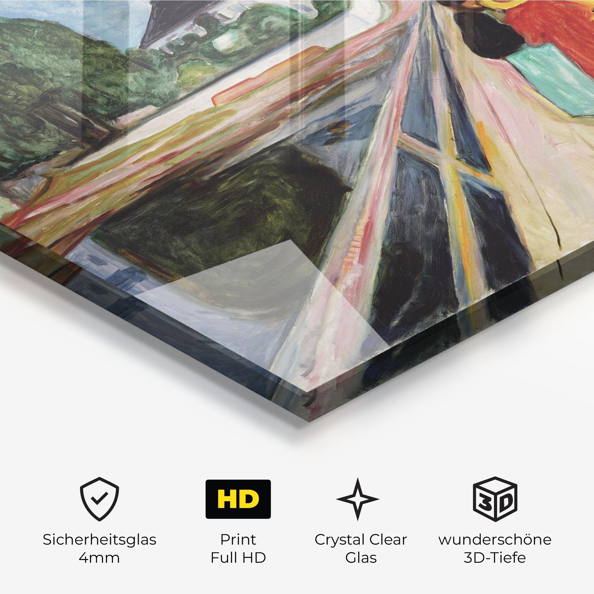 Glasbild Pikene Pa Broen mockup 3