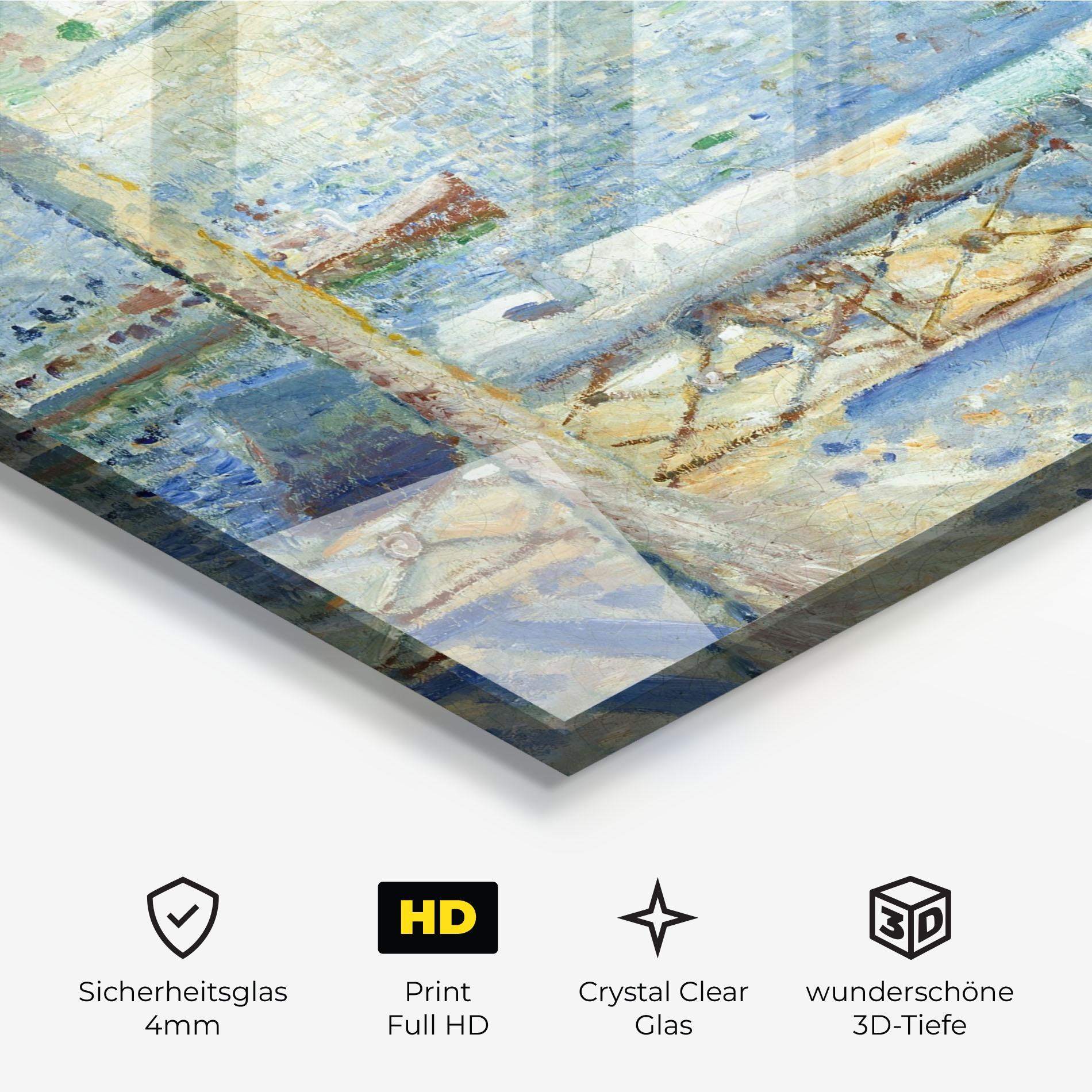 Glasbild Seine At Saint mockup 3