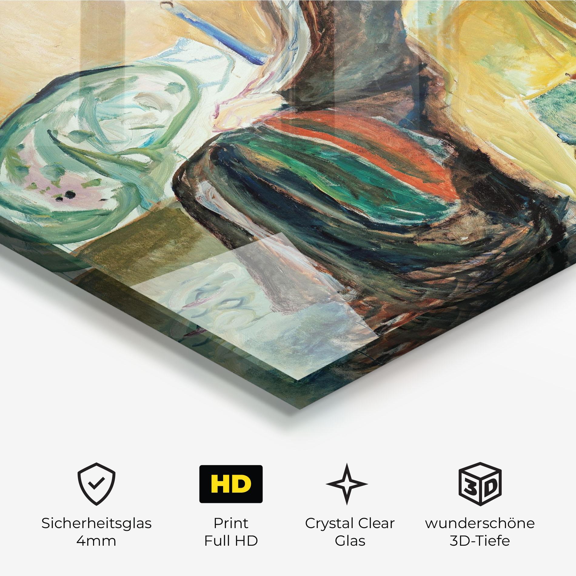 Glasbild Self Portrait Spanish mockup 3