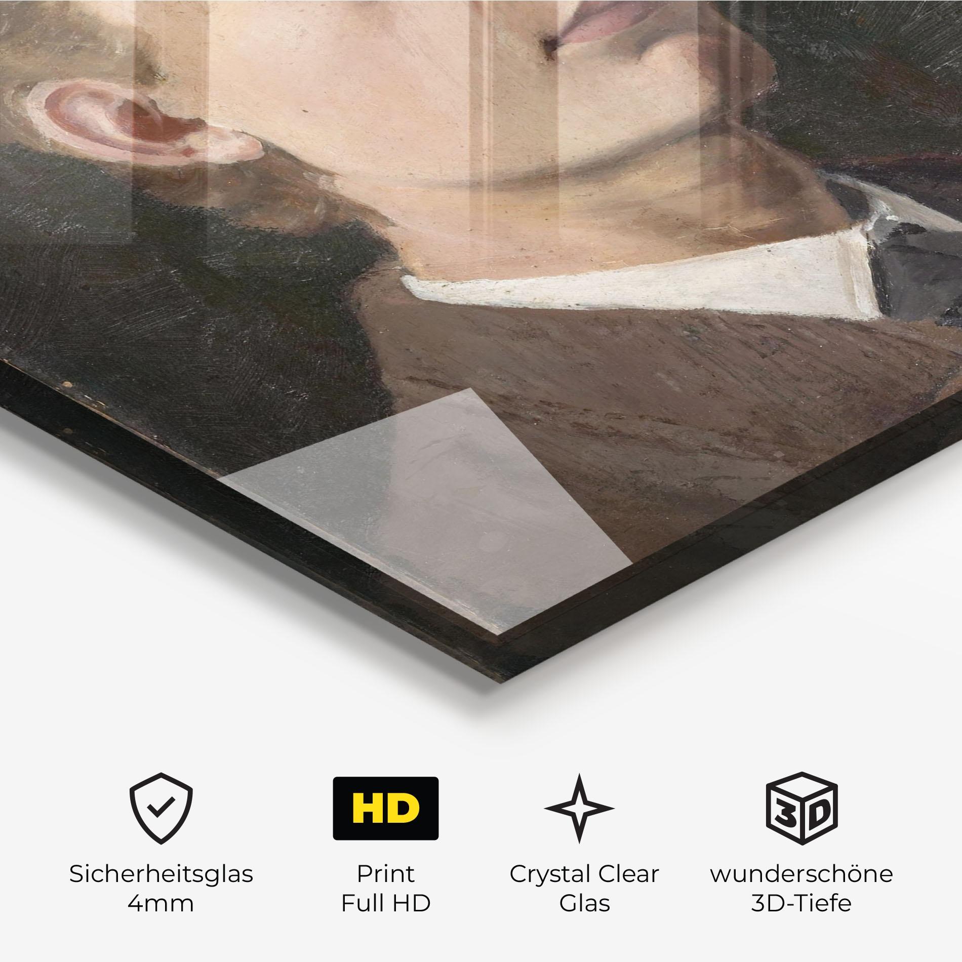 Glasbild Self Portrait mockup 3